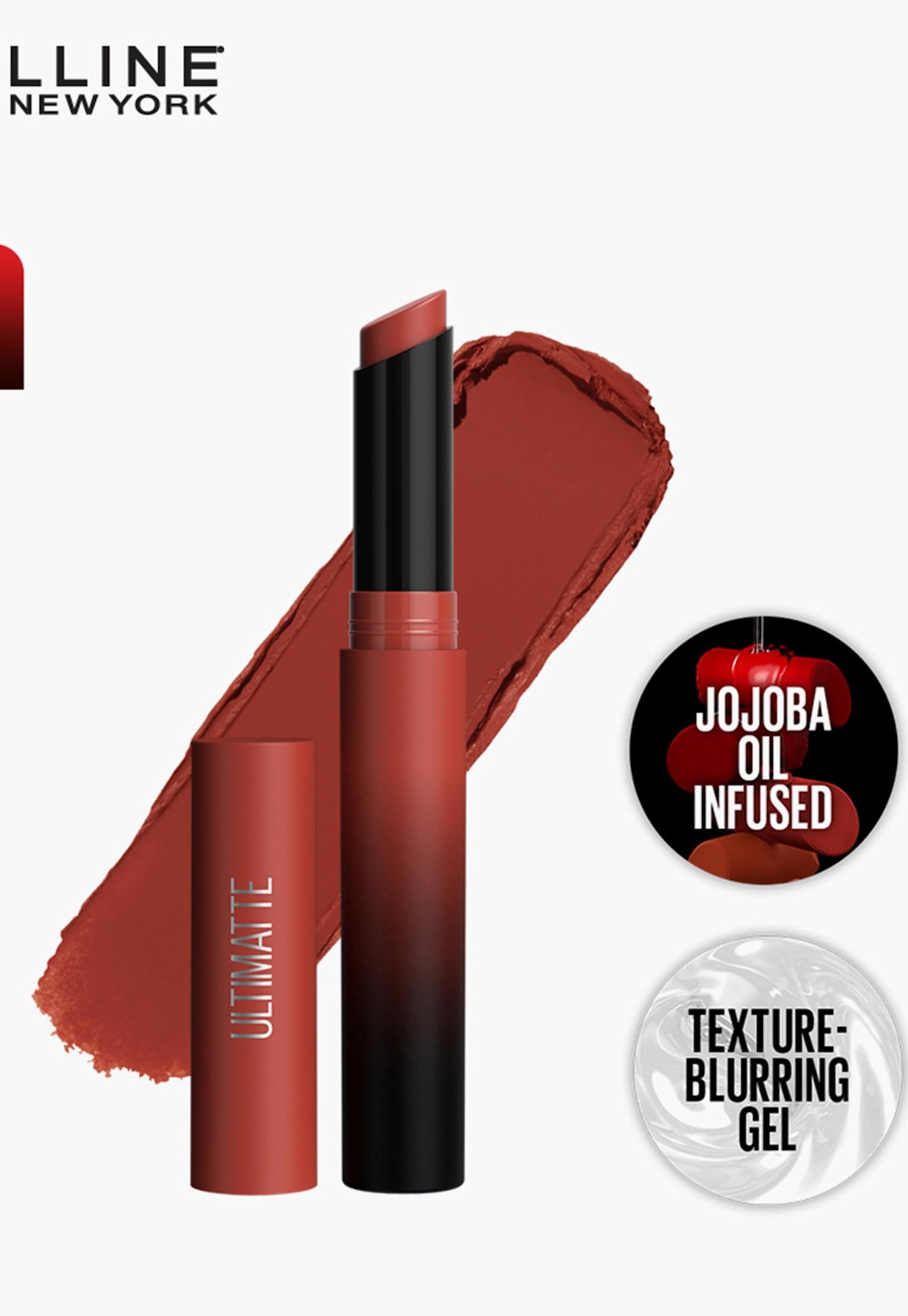 MAYBELLINE NEW YORK Color Sensational Ultimatte Lipstick - 899 More Rust.-image-10