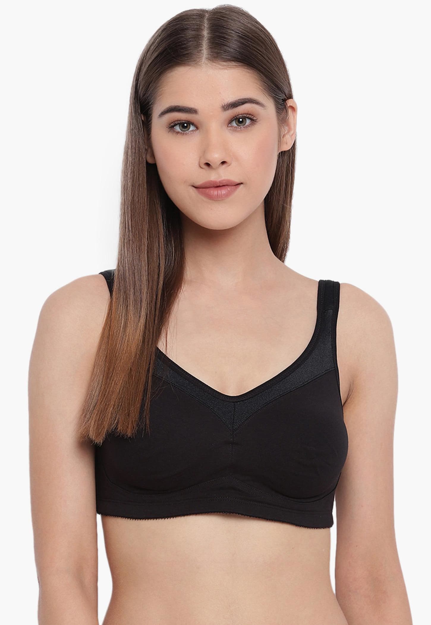 ENAMOR Solid Balconette Non-Padded Non-Wired Bra-picture-14