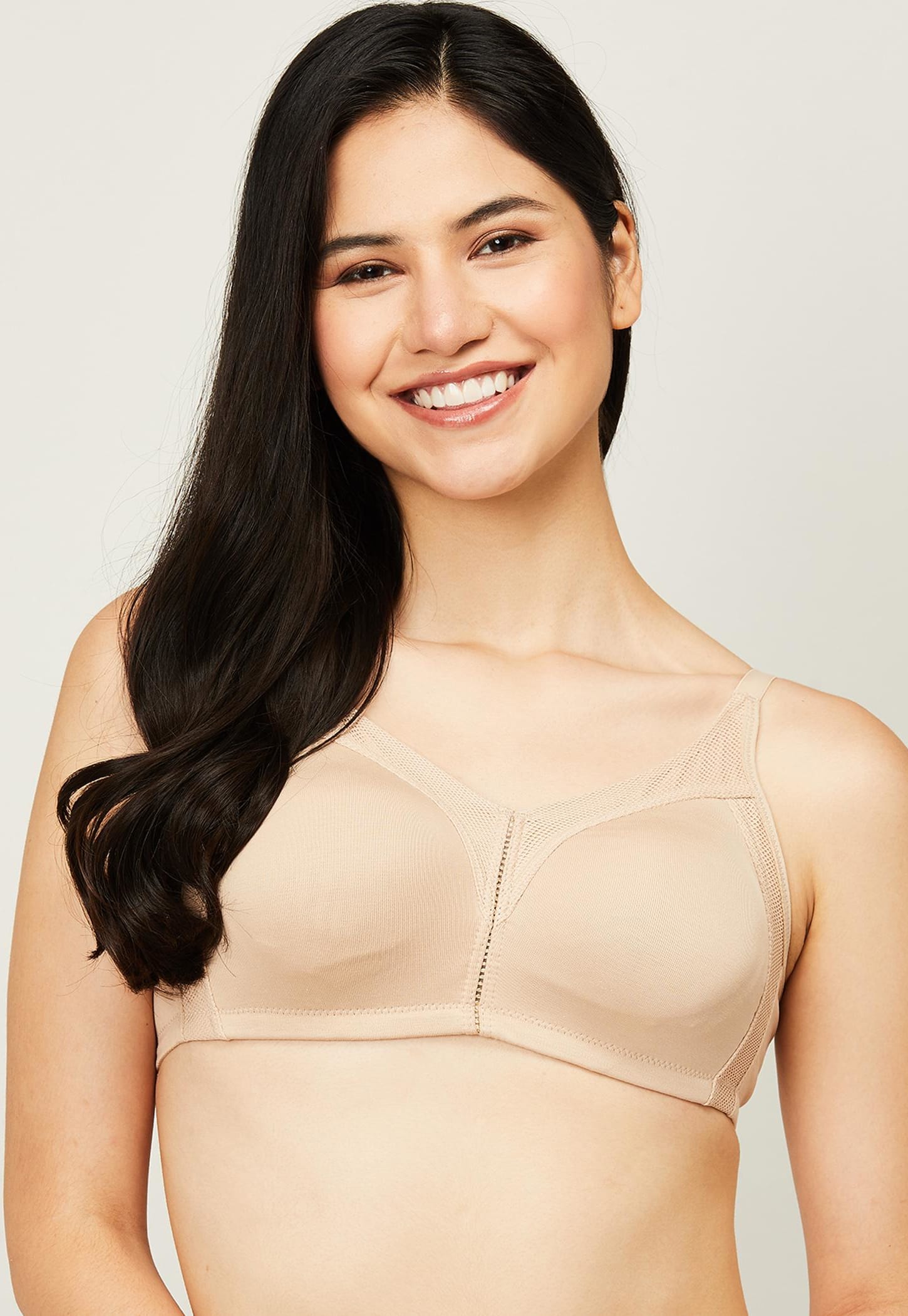 ENAMOR Solid Balconette Non-Padded Non-Wired Bra-picture-14