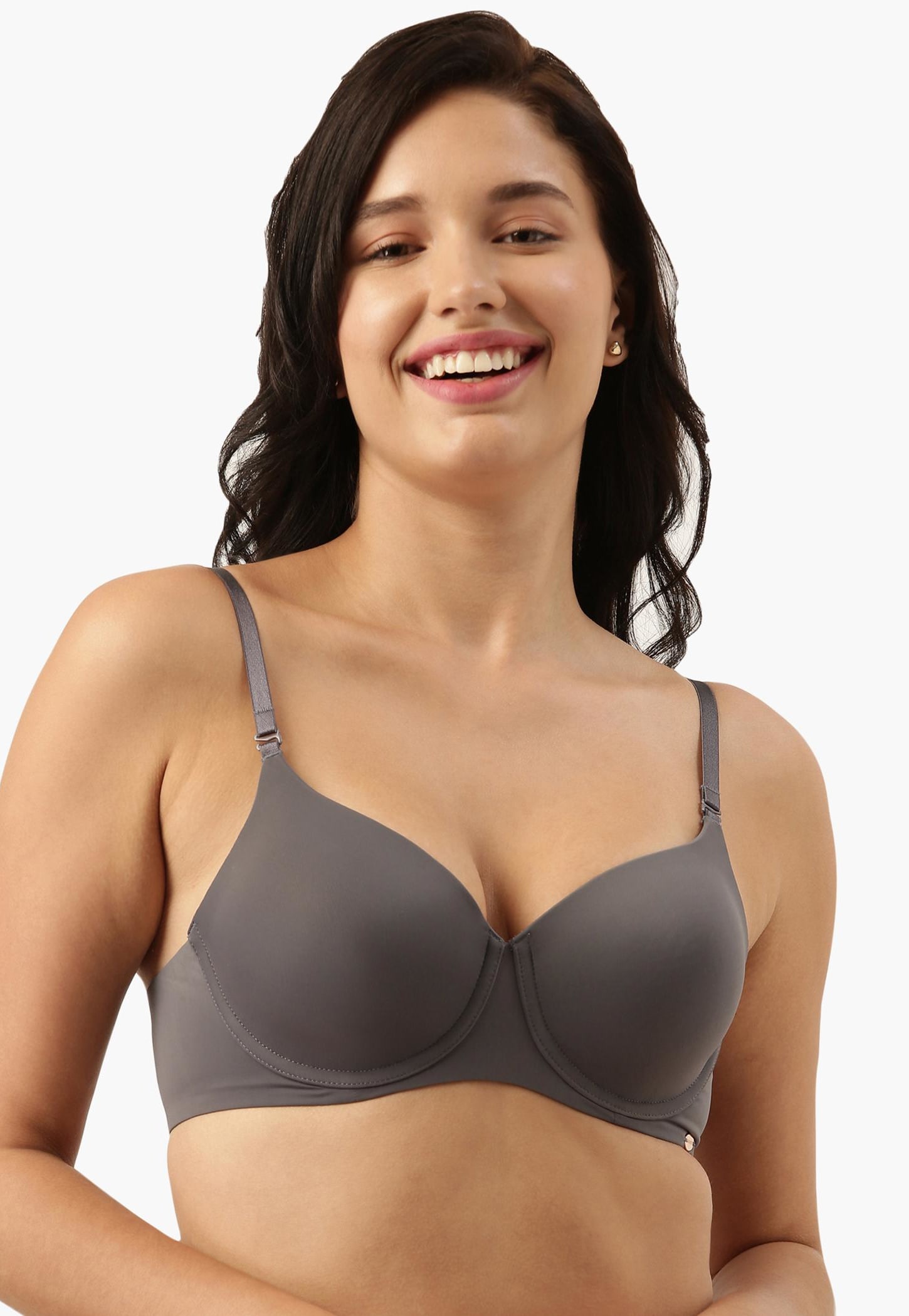 ENAMOR Padded Wired Plunge Bra-picture-43