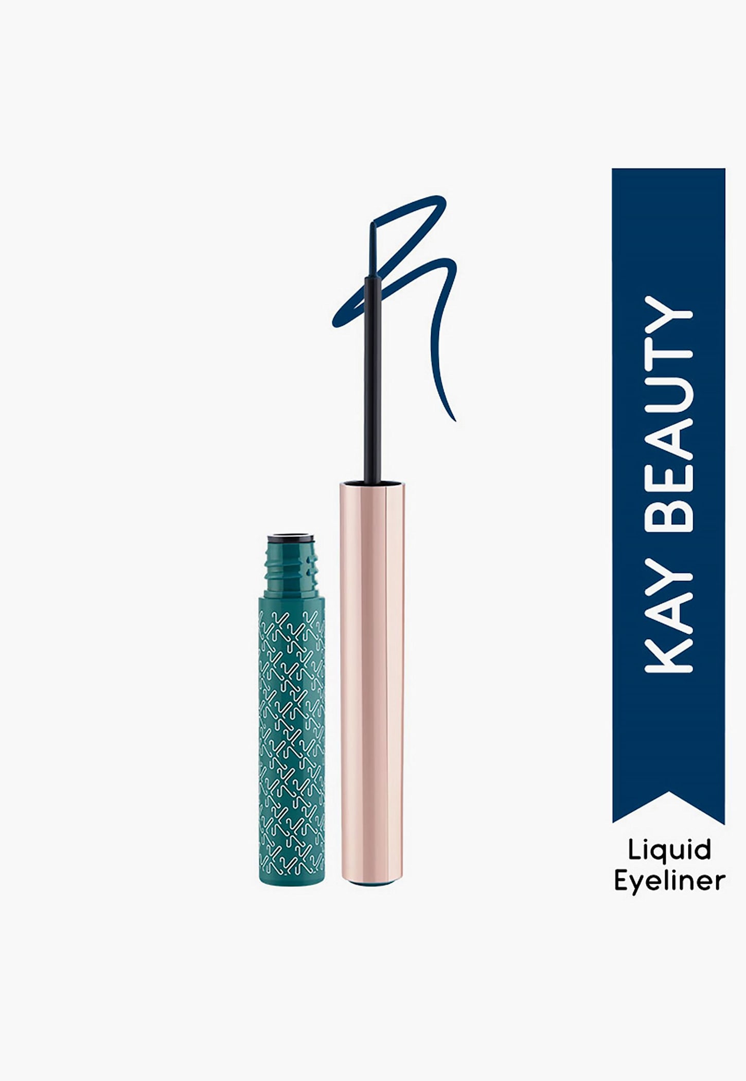 KAY BEAUTY Quick Dry Liquid Eyeliner - Bespoke Blue - 5ml-image-2