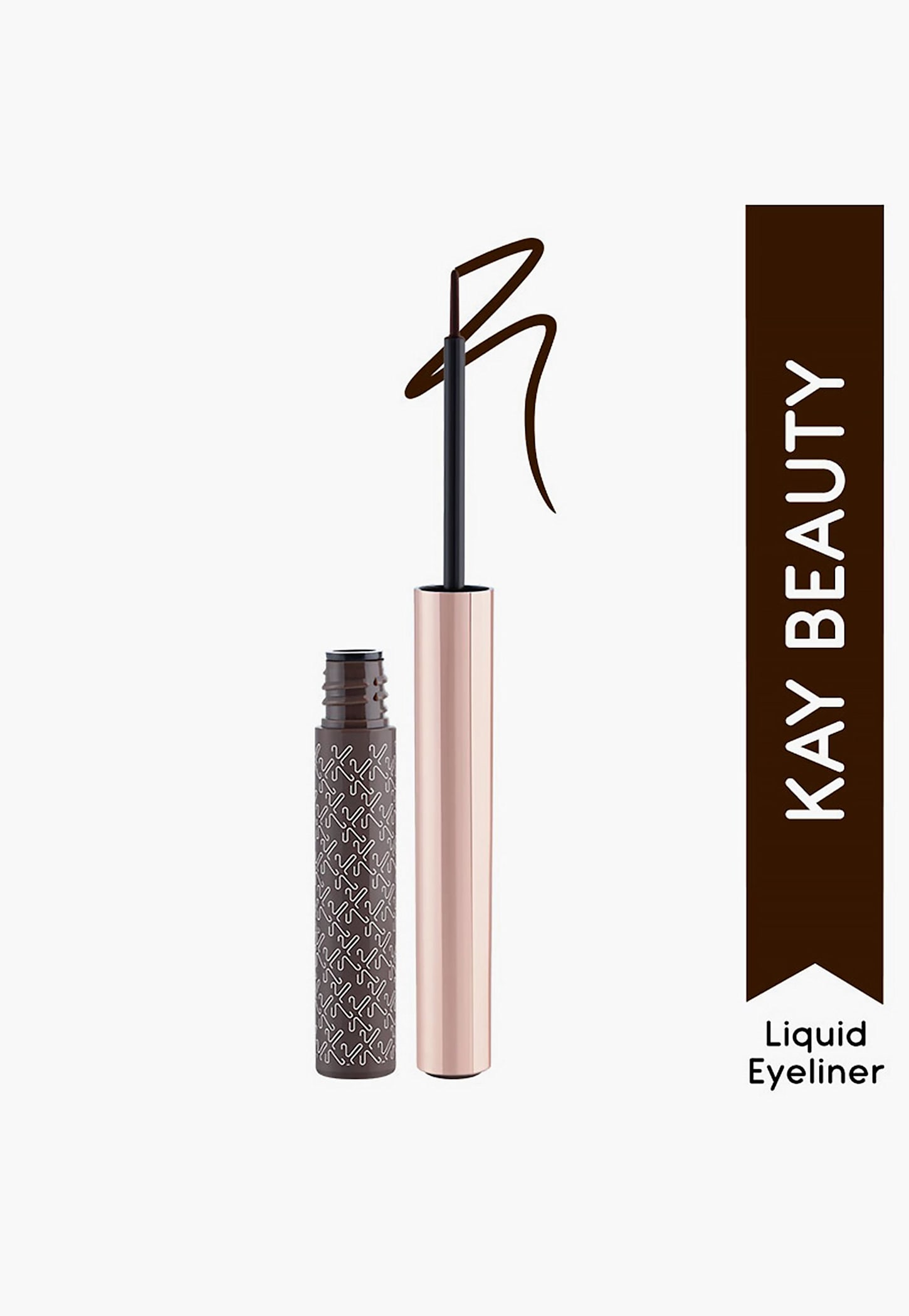 KAY BEAUTY Quick Dry Liquid Eyeliner - Grunge Raisin-image-5