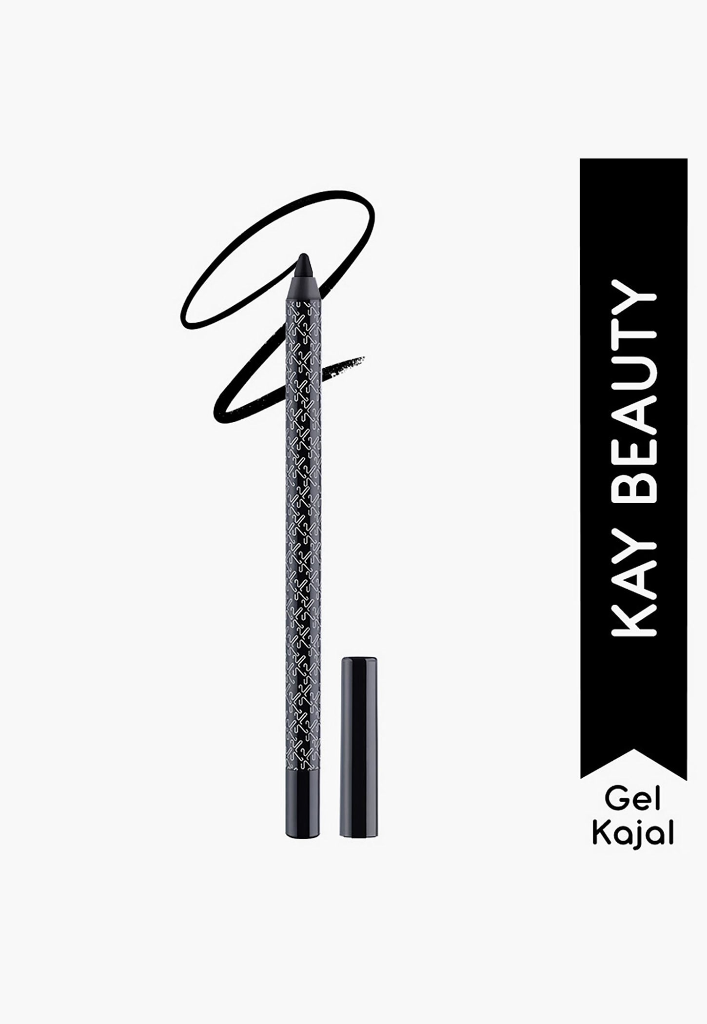 KAY BEAUTY Smudgeproof Jet Black Gel Kajal - Onyx-picture-39