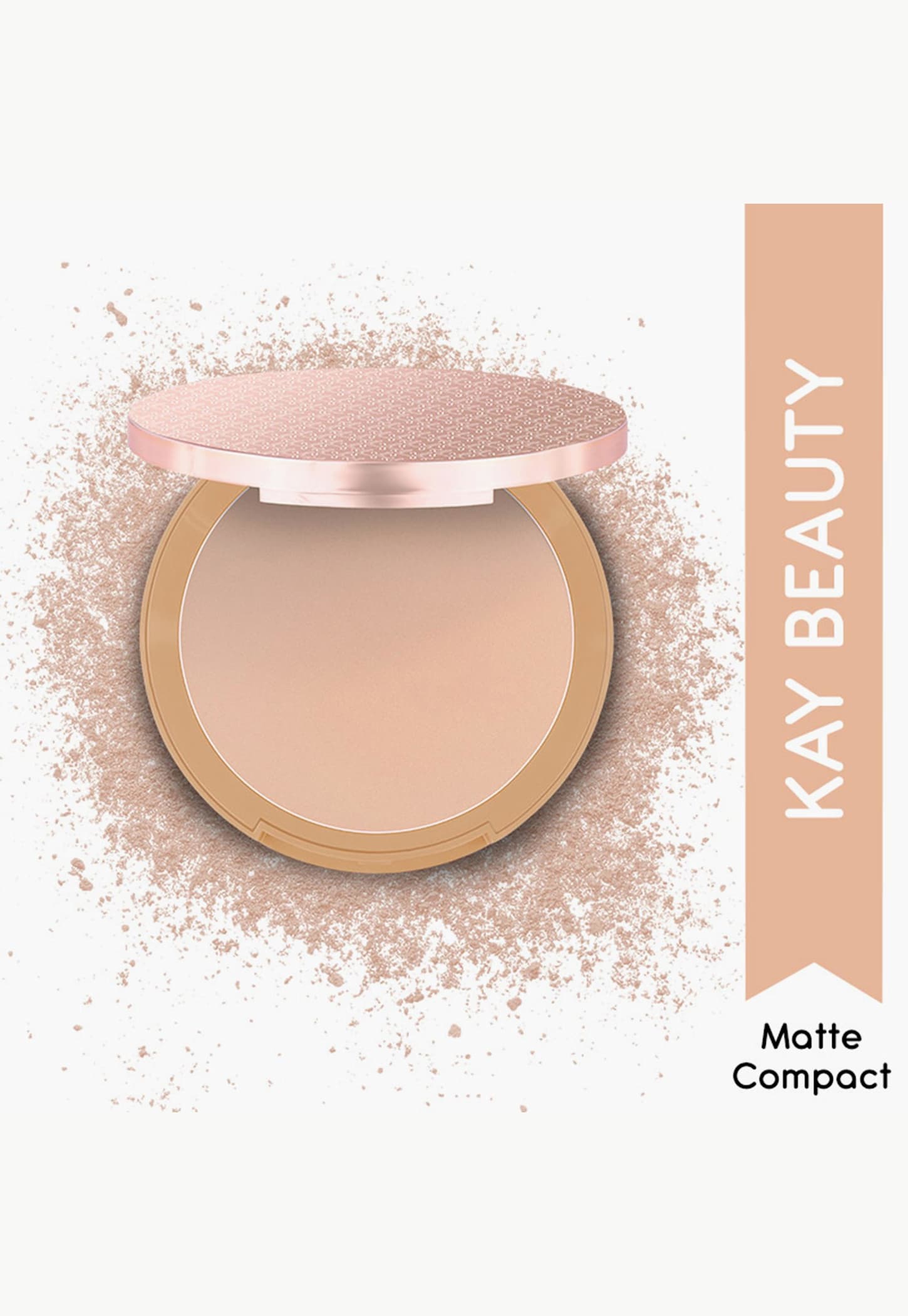 KAY BEAUTY Matte Compact - 120P Light - 9g-picture-12