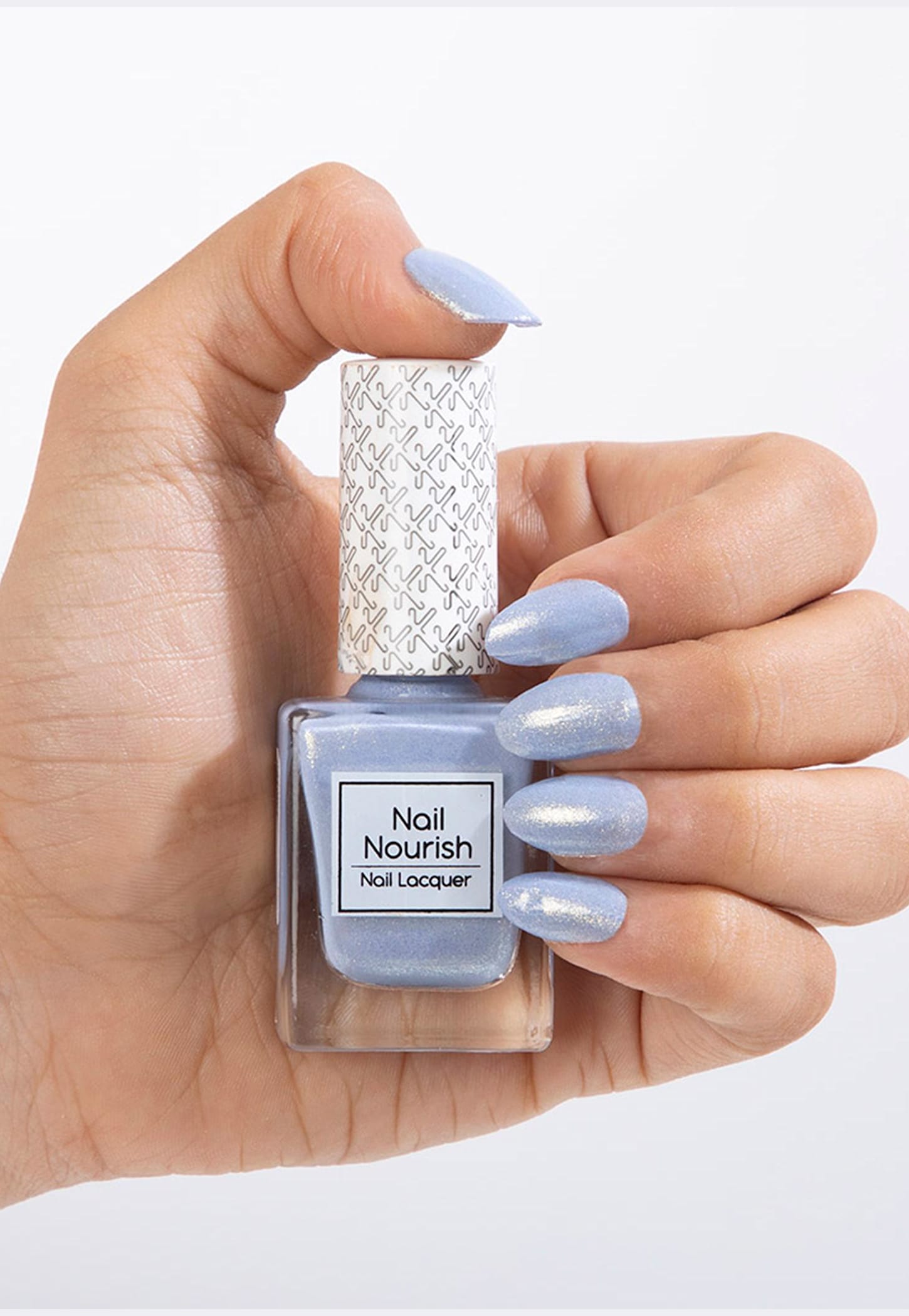 KAY BEAUTY Nail Nourish Glitter Pastel Nail Enamel Polish - Starlit Aqua-picture-21