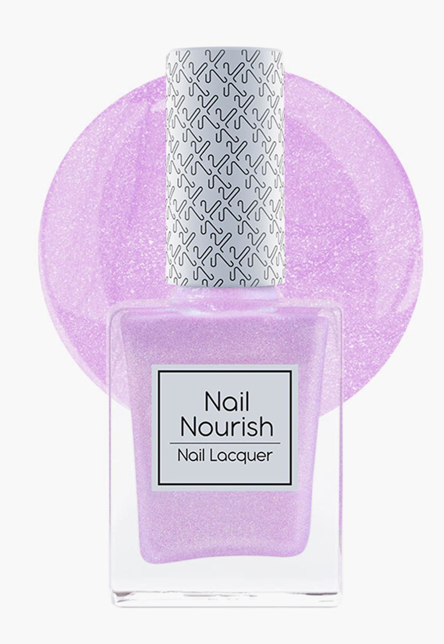 KAY BEAUTY Nail Nourish Glitter Pastel Nail Enamel Polish - Gazing Violet-picture-36