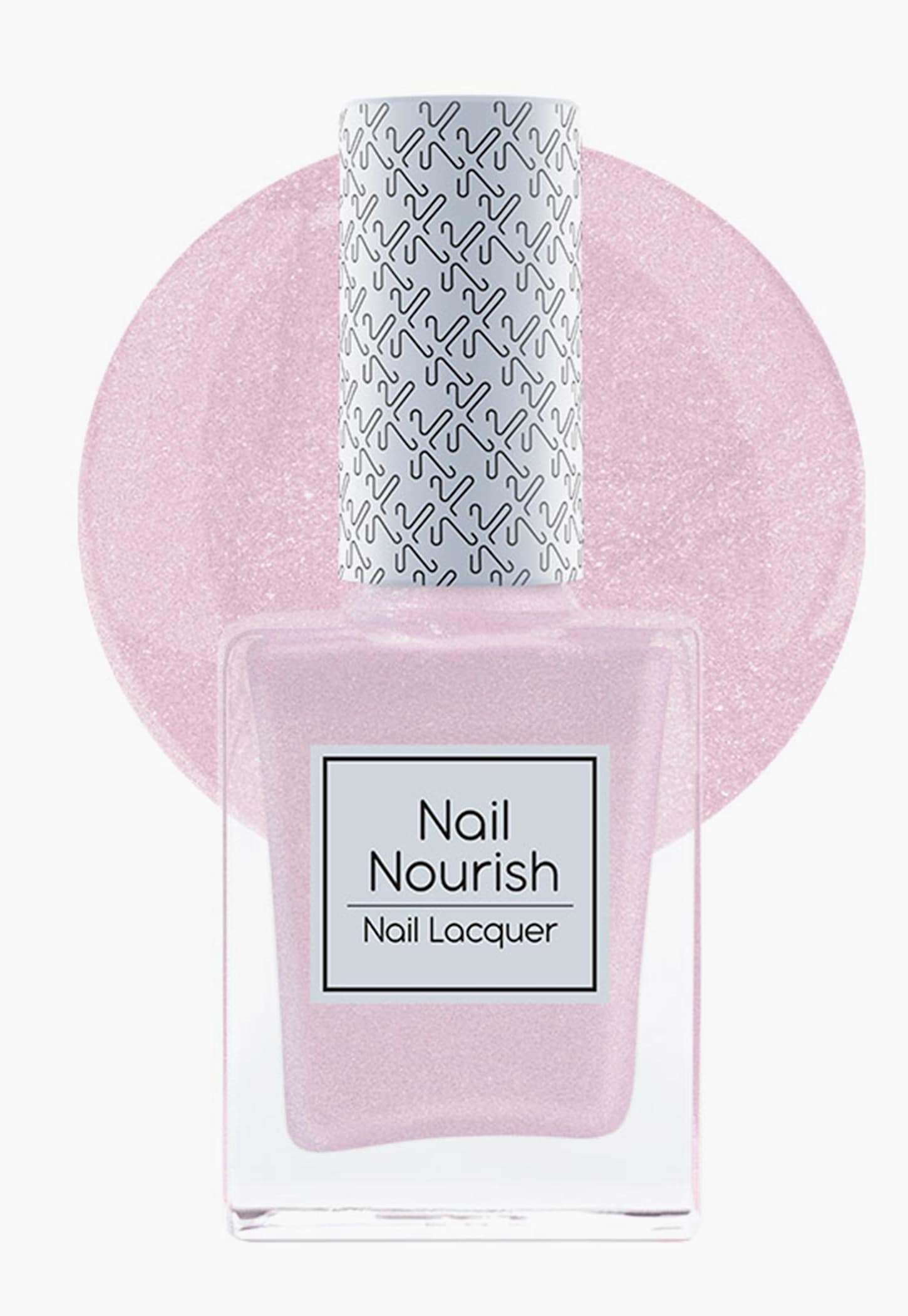 KAY BEAUTY Nail Nourish Glitter Pastel Nail Enamel Polish - Pink Stardust-image-9