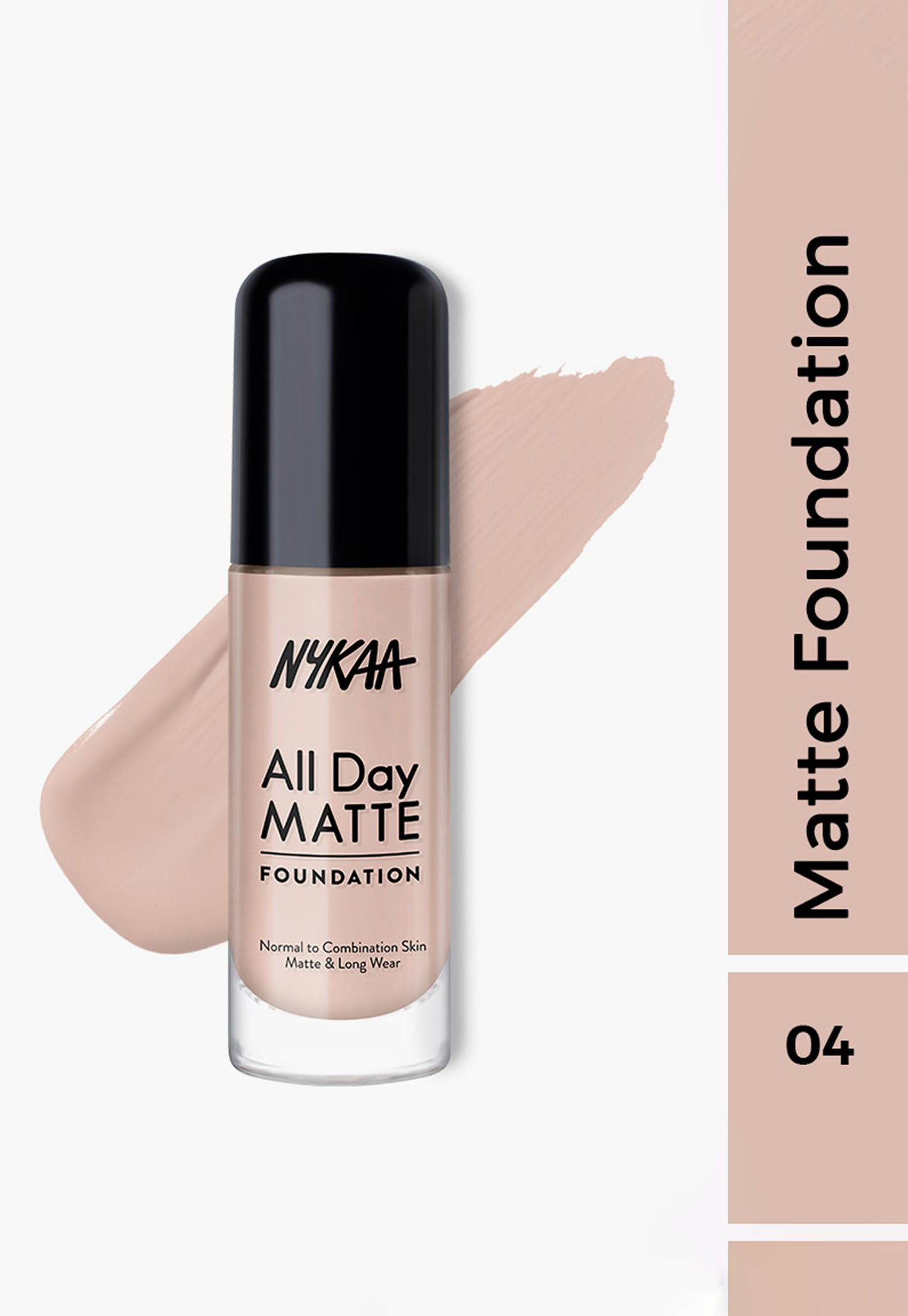 NYKAA All Day Matte Foundation - Petal 04-image-34