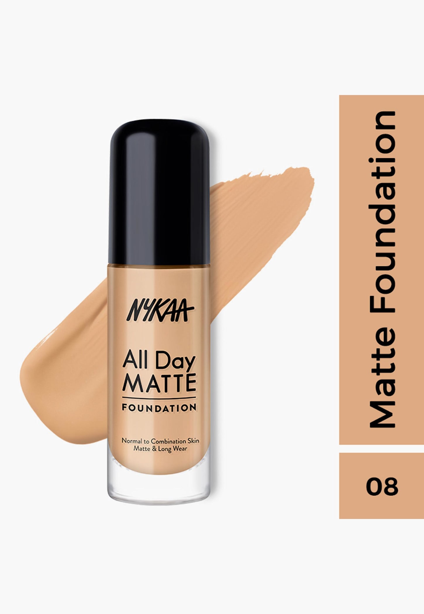 NYKAA All Day Matte Foundation- Olive 08-picture-20