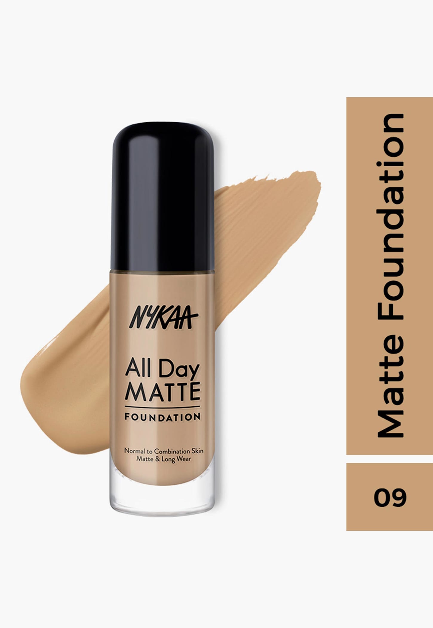 NYKAA All Day Matte Foundation- Nutmeg 09-picture-26