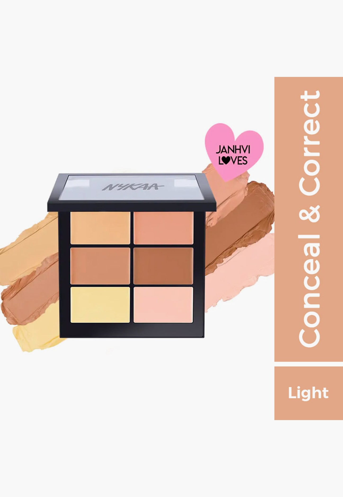 NYKAA SKINgenius Conceal and Correct Palette - Light - 9g-image-10