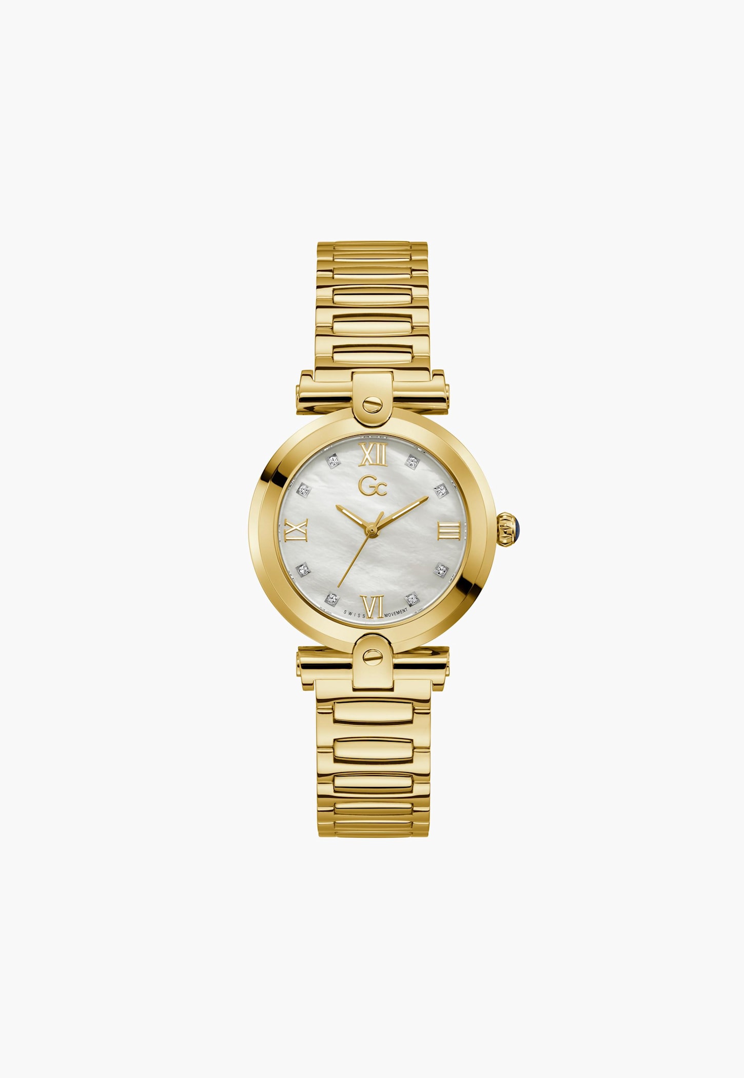 GC Women Embellished Analog Watch with Bracelet Strap - Y96002L1MF-image-26