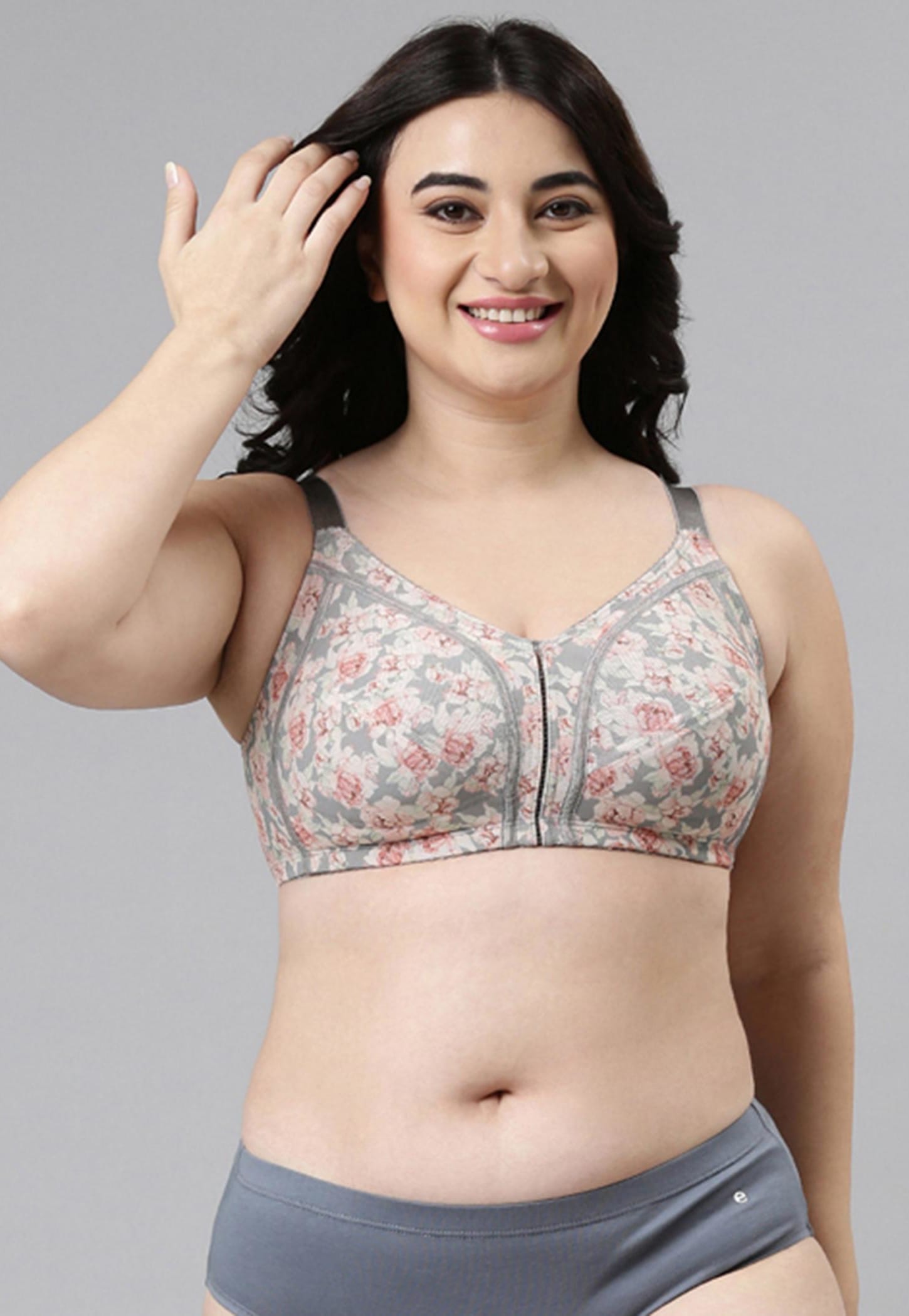 ENAMOR Printed Non-Padded Non-Wired Full Coverage Bra-picture-46