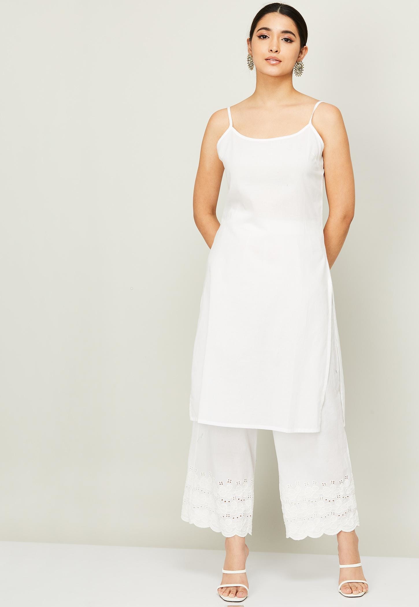 MELANGE Women Solid Sleeveless Long Slip-picture-32