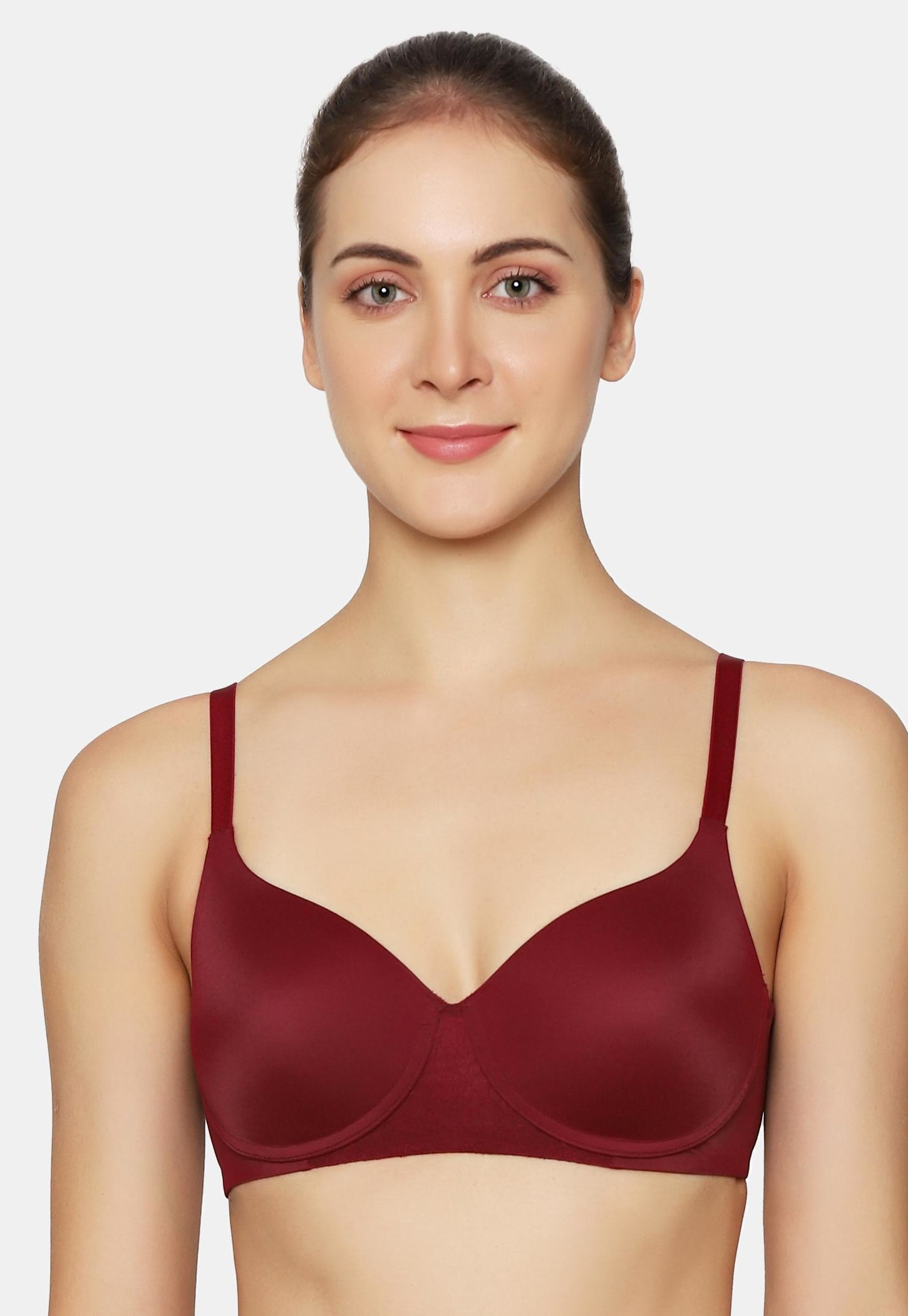 TRIUMPH Lace Textured Padded Non-Wired T-shirt Bra-picture-39