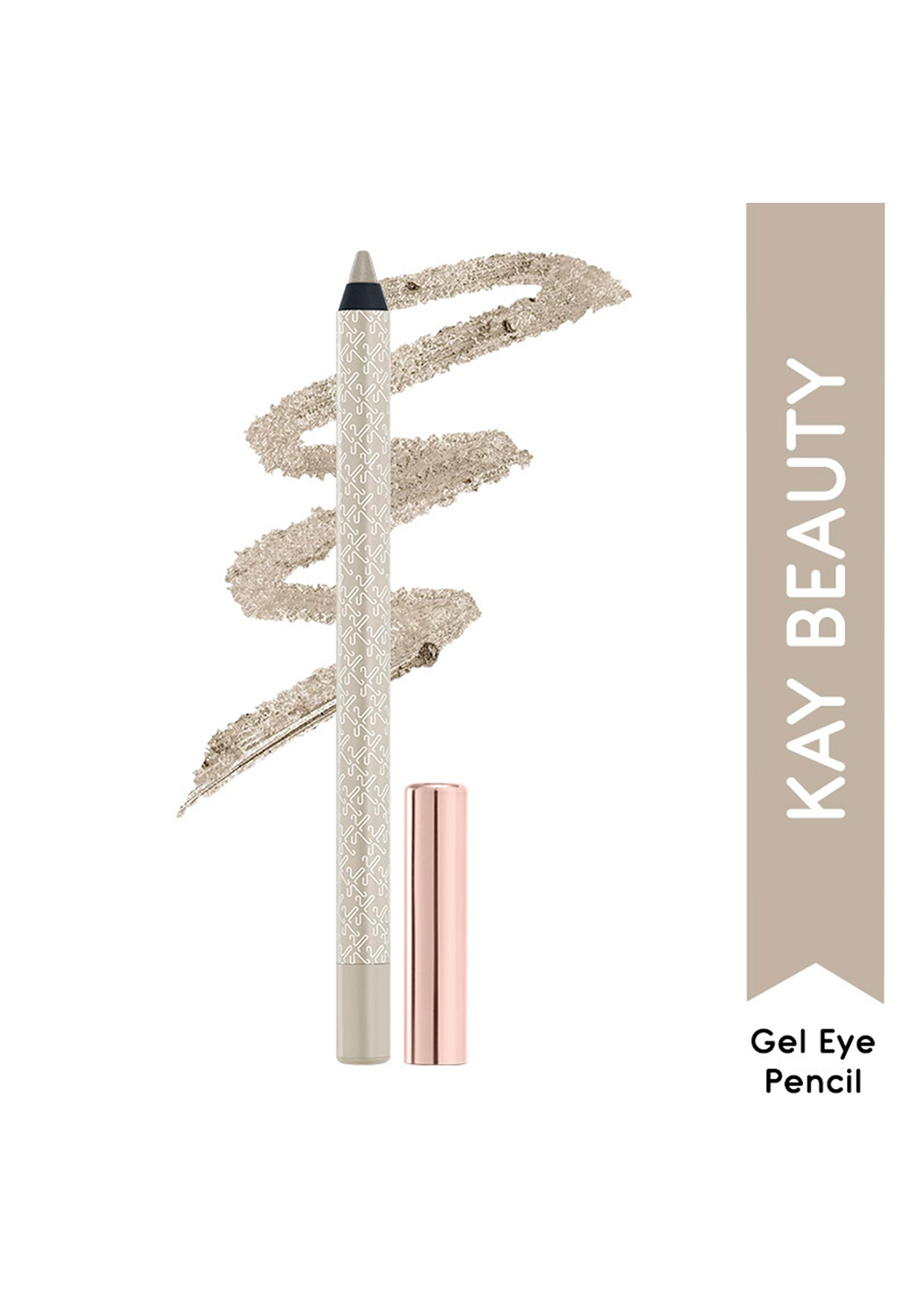 KAY BEAUTY Gel Eye Pencil - Silver - 1.2g-image-1
