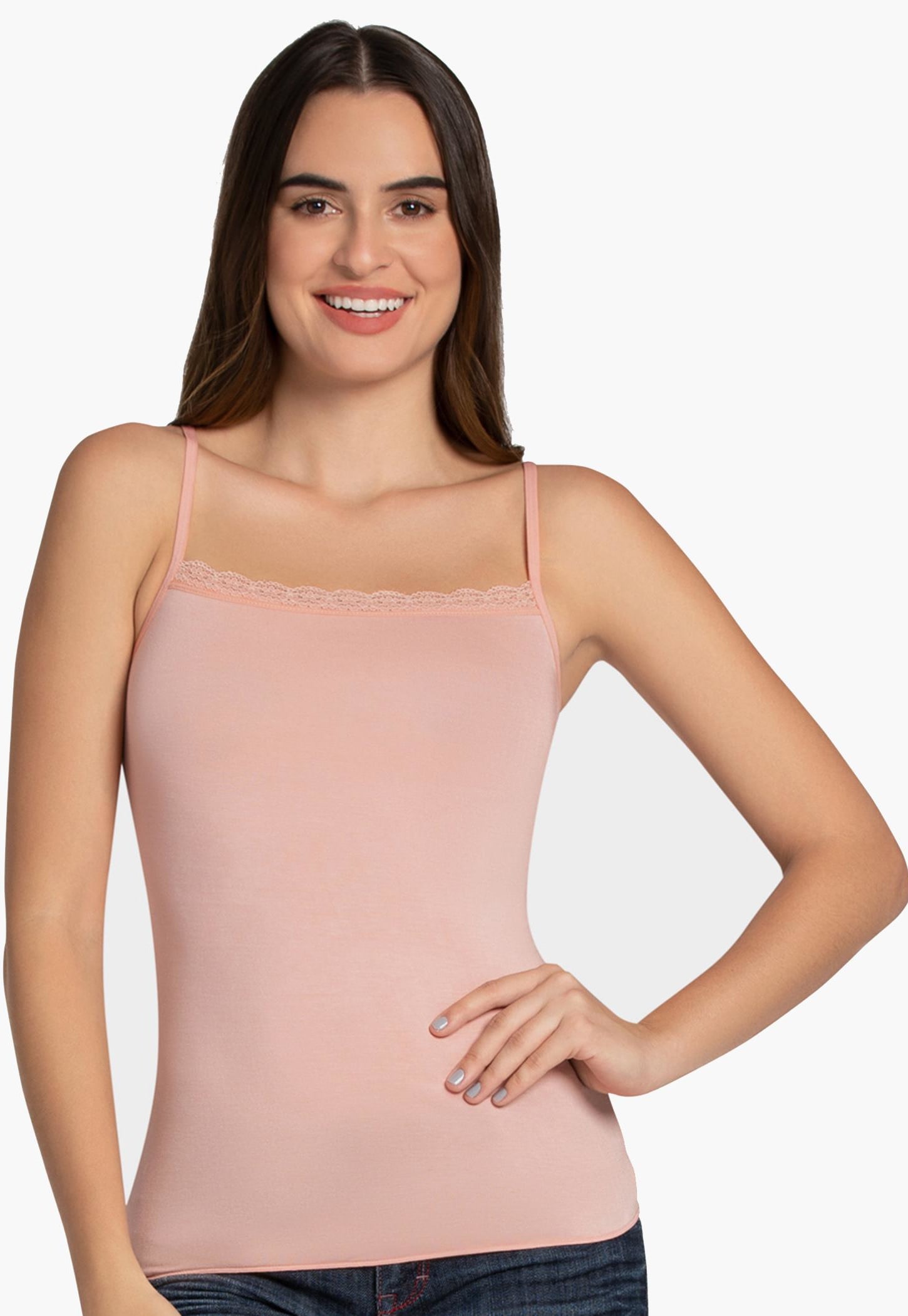 AMANTE Solid Lace Inserts Camisole-image-33