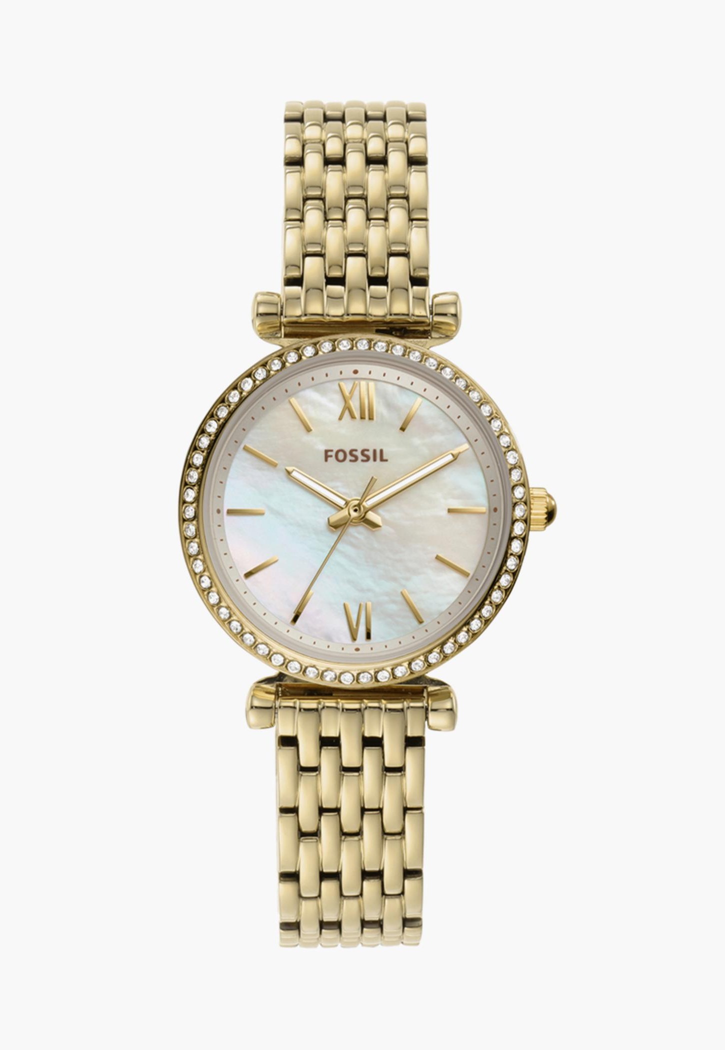 FOSSIL Women Embellished Analog Watch with Metal Strap - ES4735I-image-14