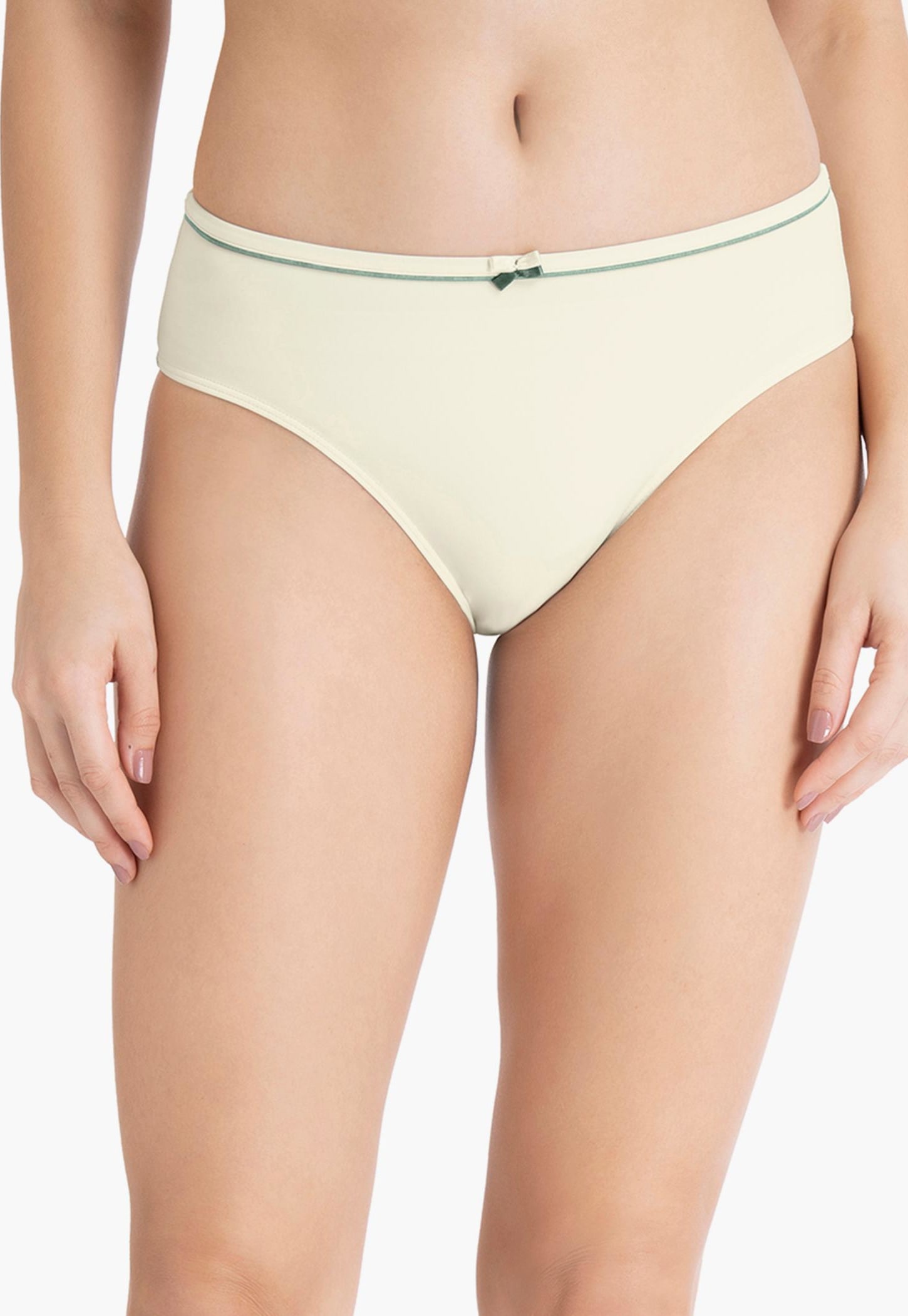 AMANTE Solid Elasticated Hipster Panties-image-30