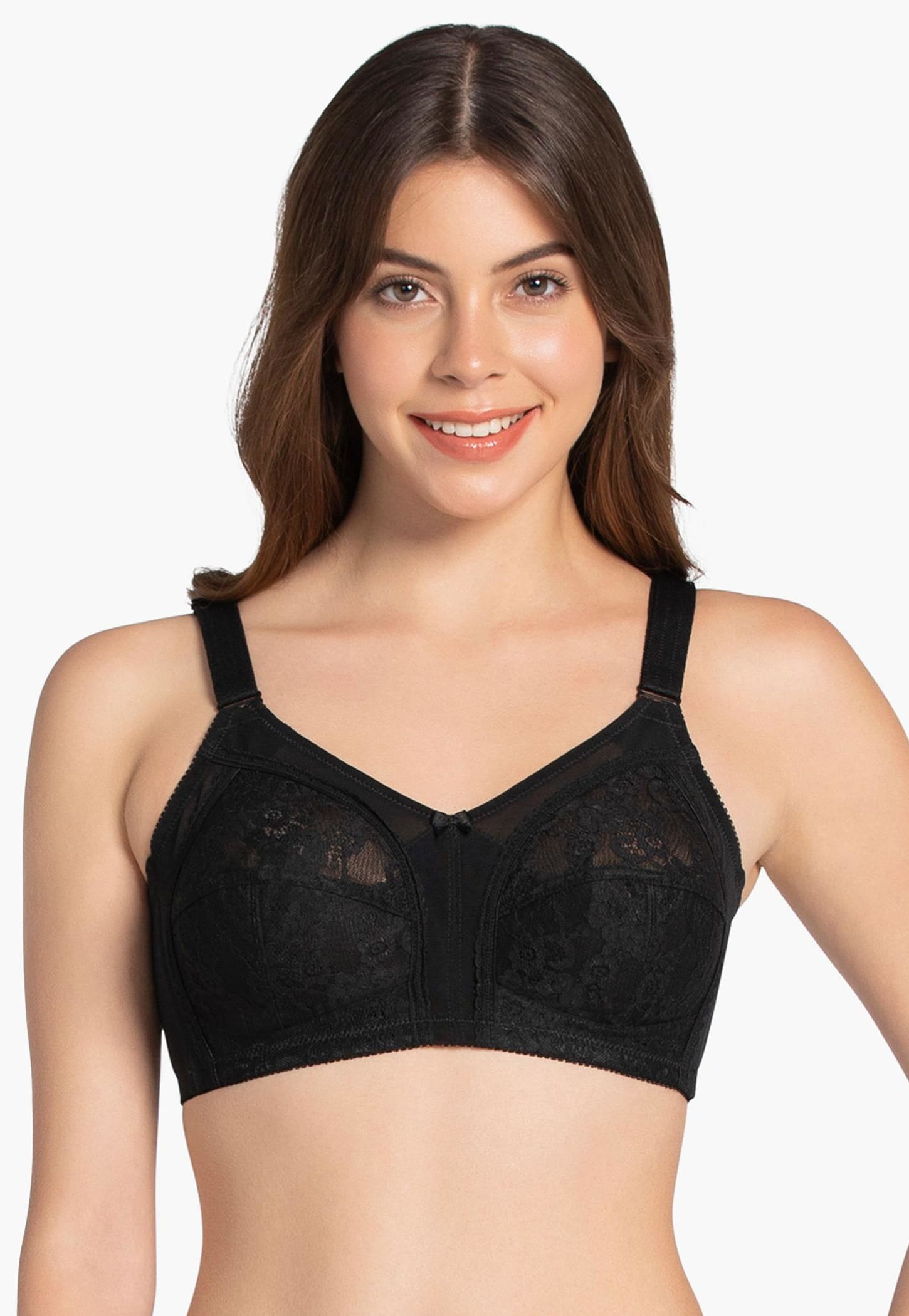 AMANTE Lace Non-Padded Non-Wired T-shirt Bra-picture-46
