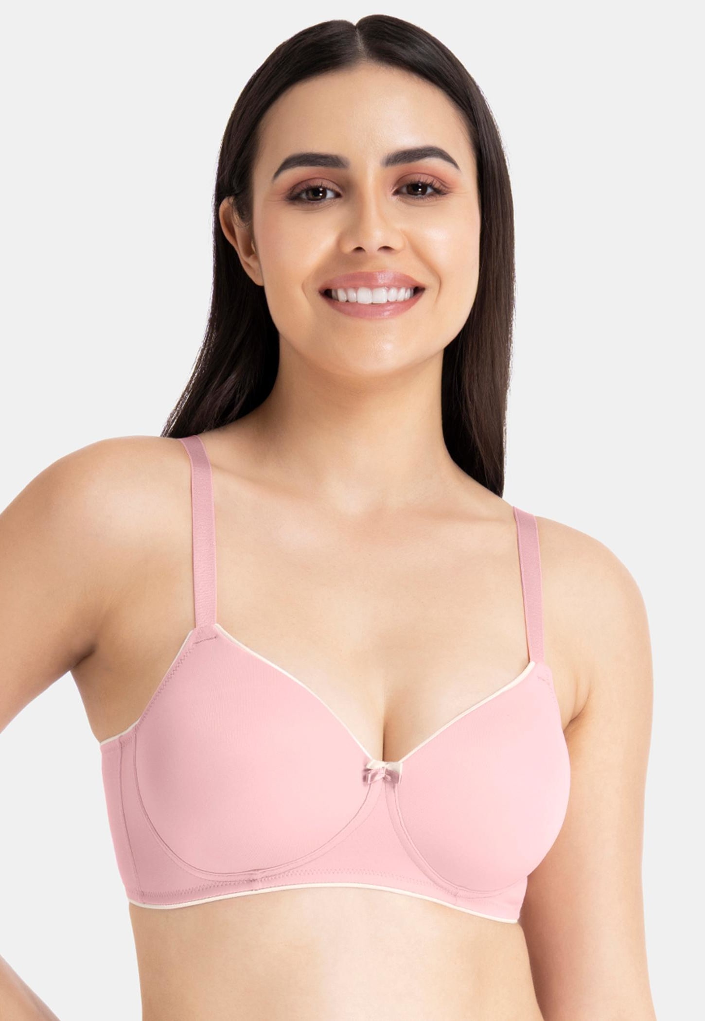 AMANTE Piping-Detailed Padded Non-Wired T-shirt Bra-picture-43