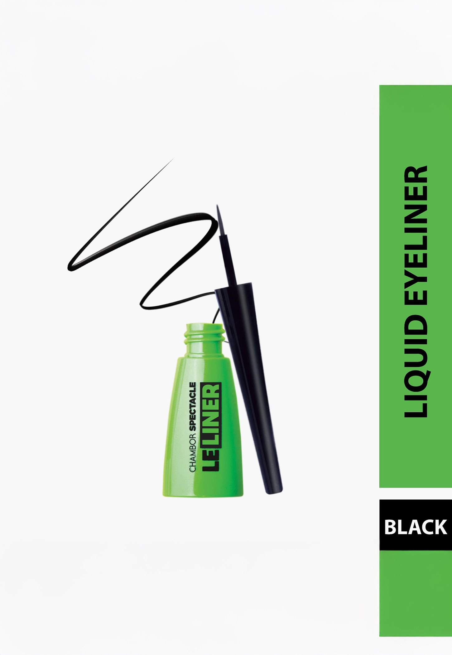 CHAMBOR Spectacle Le Waterproof Eye Liner - Deep Black 001-picture-42