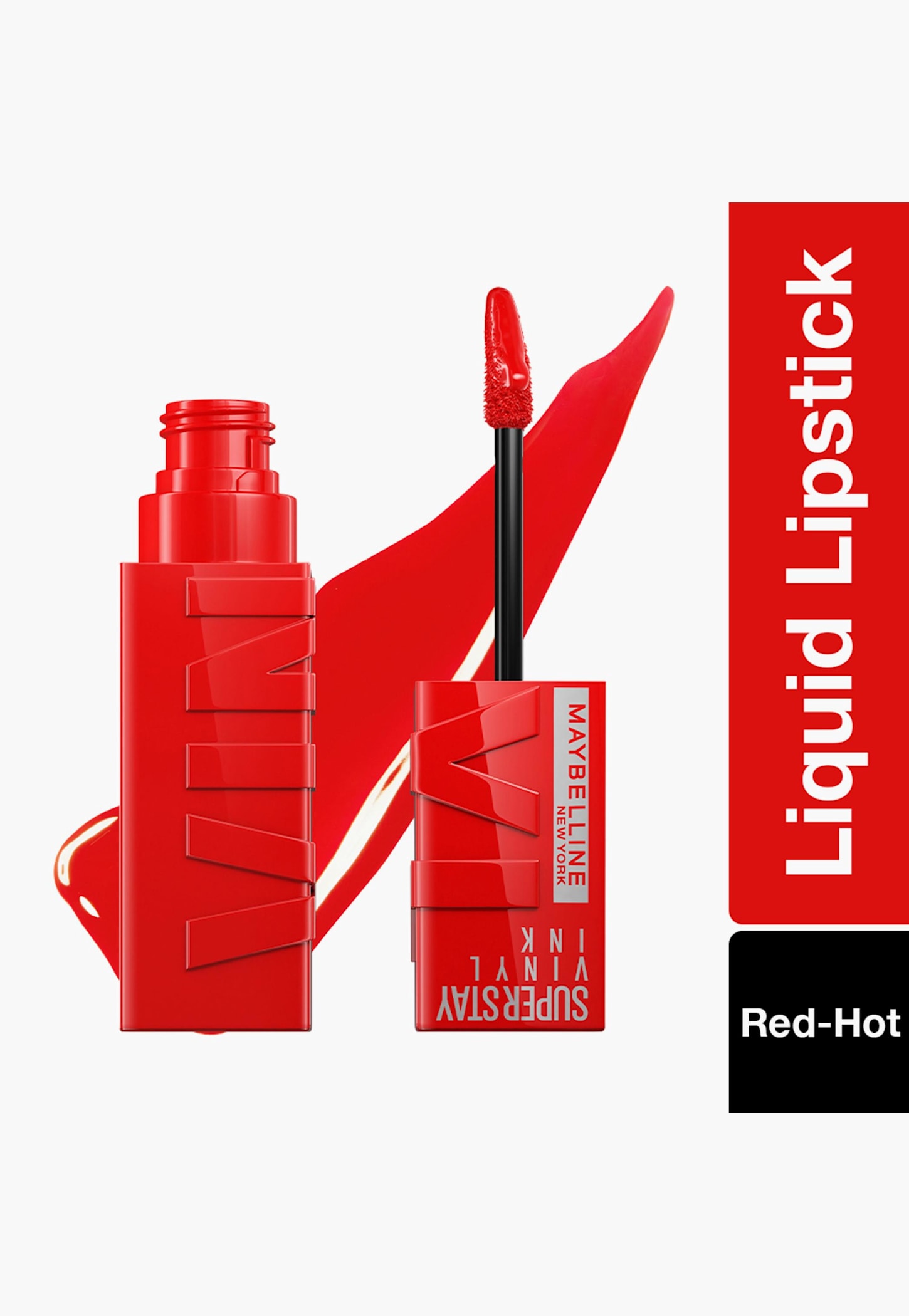 MAYBELLINE Superstay Vinyl Ink Liquid Lipstick - Red Hot - 4.2ml-picture-52