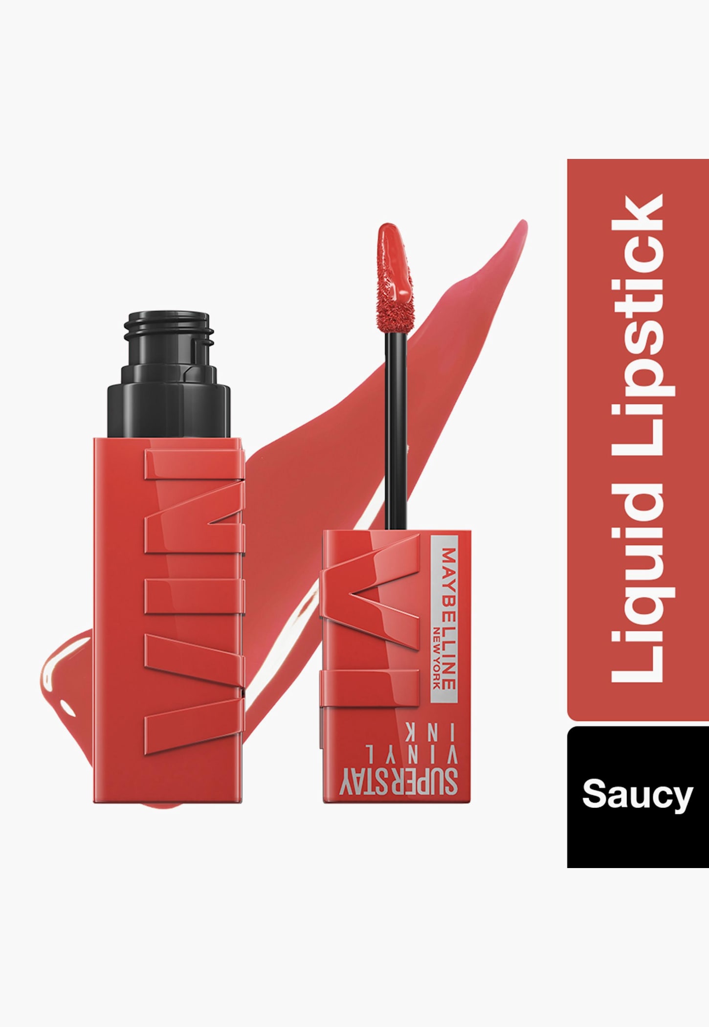 MAYBELLINE Superstay Vinyl Ink Liquid Lipstick - Saucy - 4.2ml-picture-36
