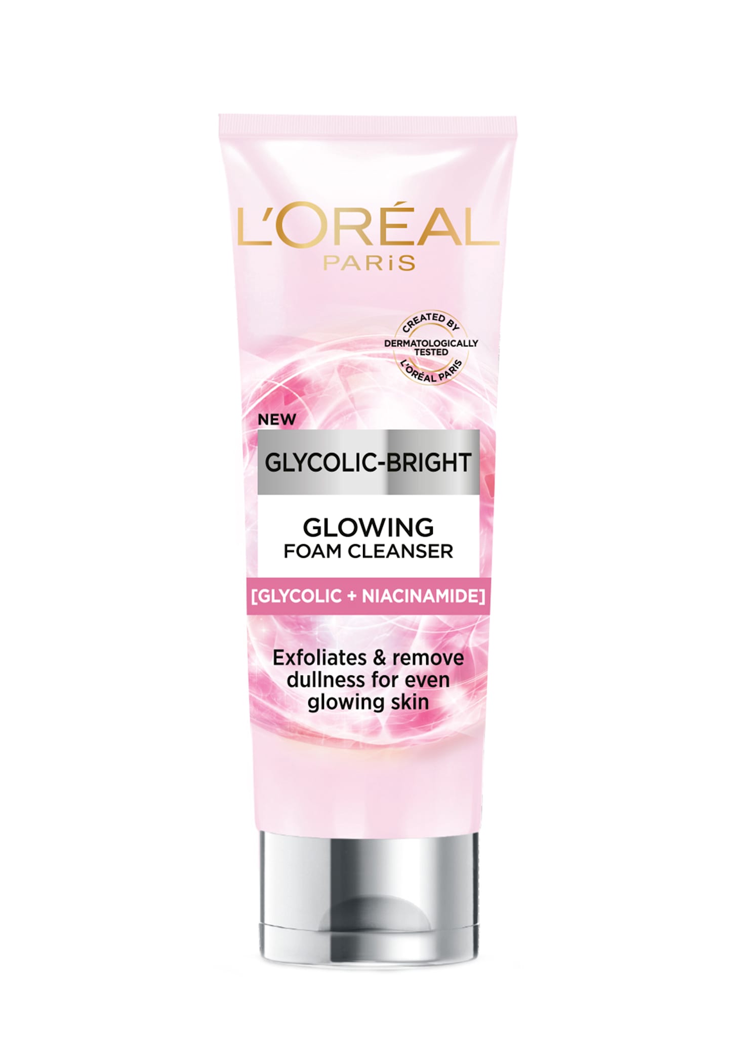 LOREAL PARIS Glycolic Bright Daily Foaming Face Cleanser - 100ml-image-36