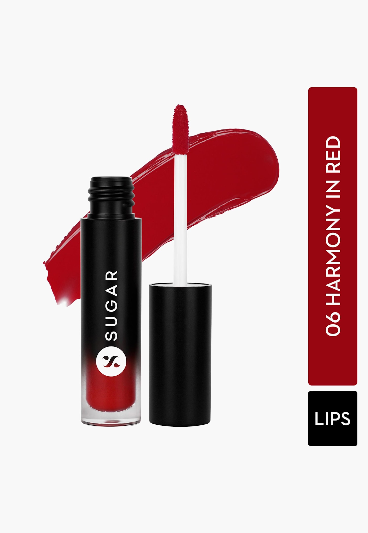 SUGAR Cosmetics Mousse Muse Maskproof Lip Cream - 06 Harmony in Red- 5ml-picture-27