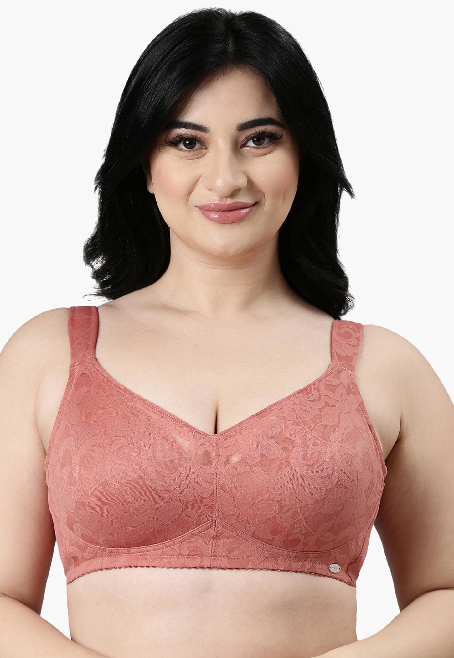 ENAMOR Lace Non-Padded Non-Wired Full Coverage Bra-picture-48