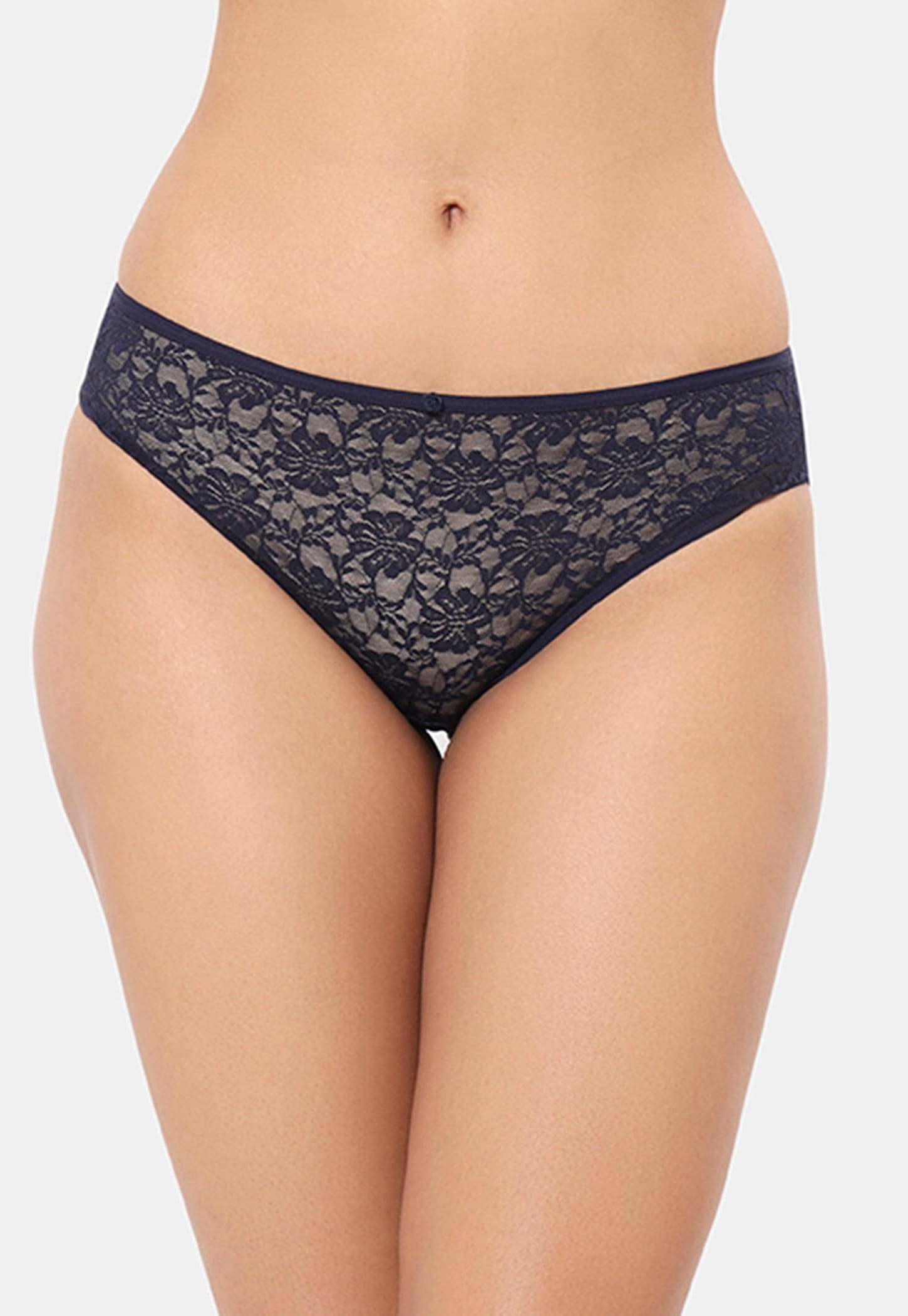 AMANTE Lace Textured Bikini Panties-picture-17