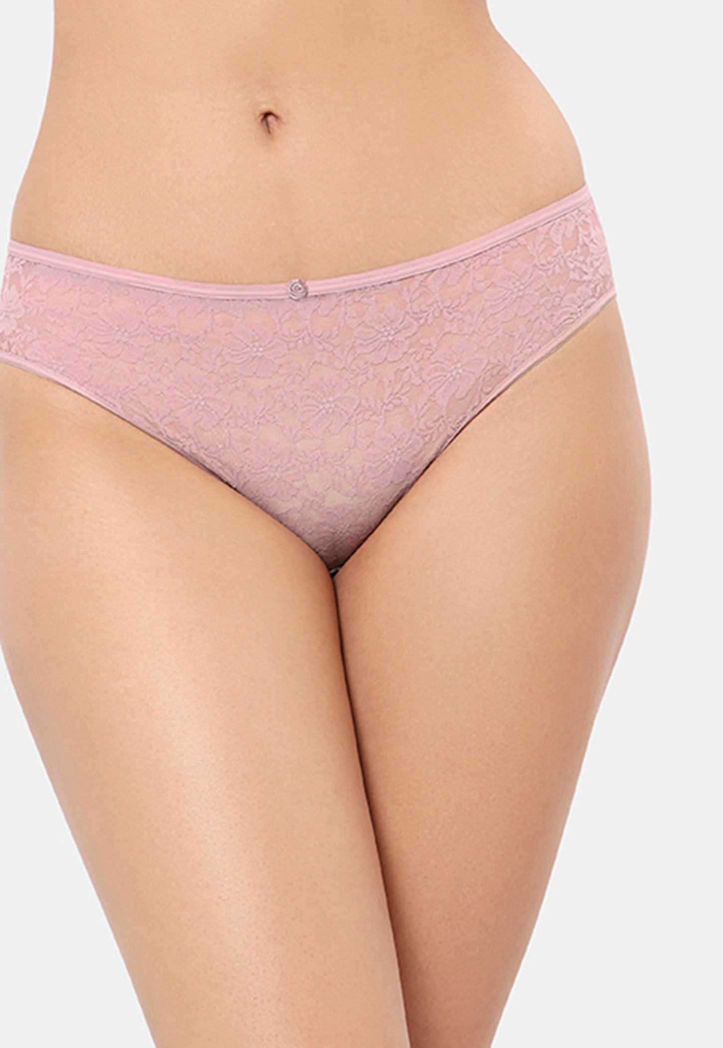 AMANTE Lace Textured Bikini Panties-picture-37