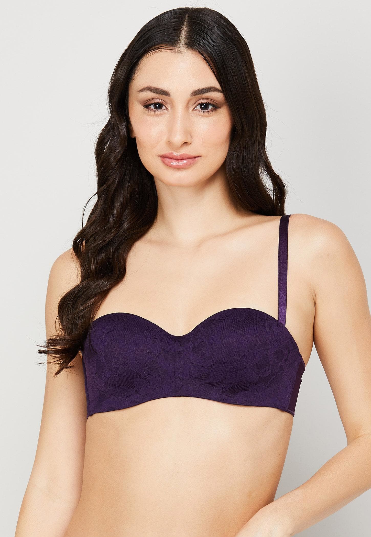 ENAMOR Lace Padded Wired Bra-picture-55