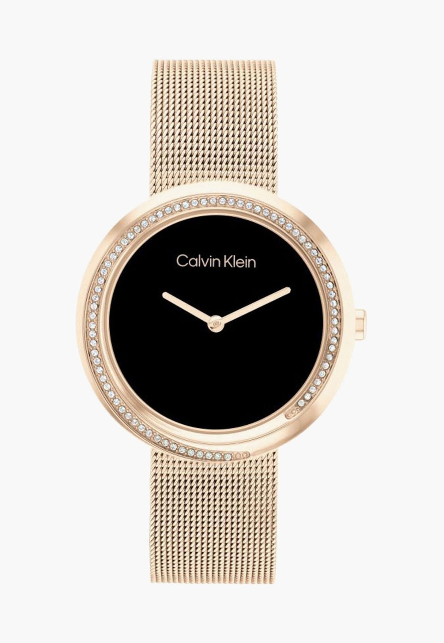CALVIN KLEIN Twisted Women Embellished Analog Watch with Mesh Strap - 25200151-picture-15