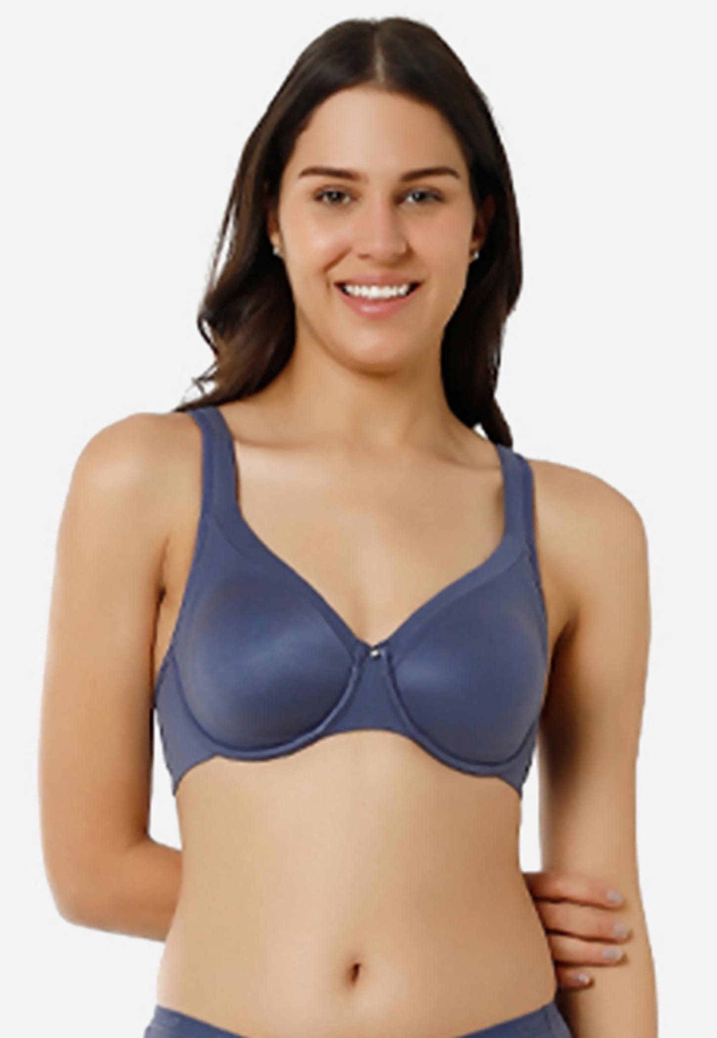 AMANTE Solid Wired T-shirt Bra-image-34