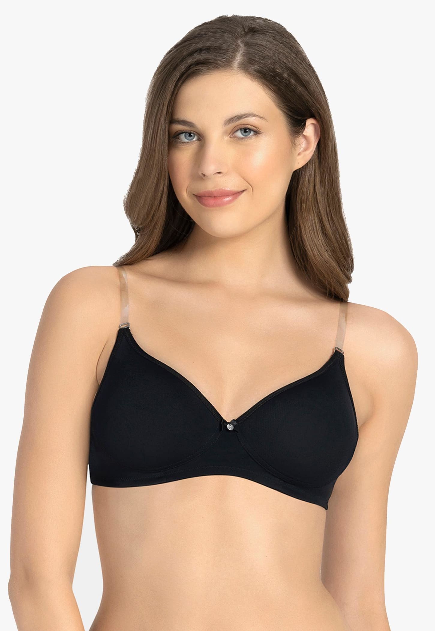 AMANTE Solid Padded Non-Wired T-shirt Bra-picture-54