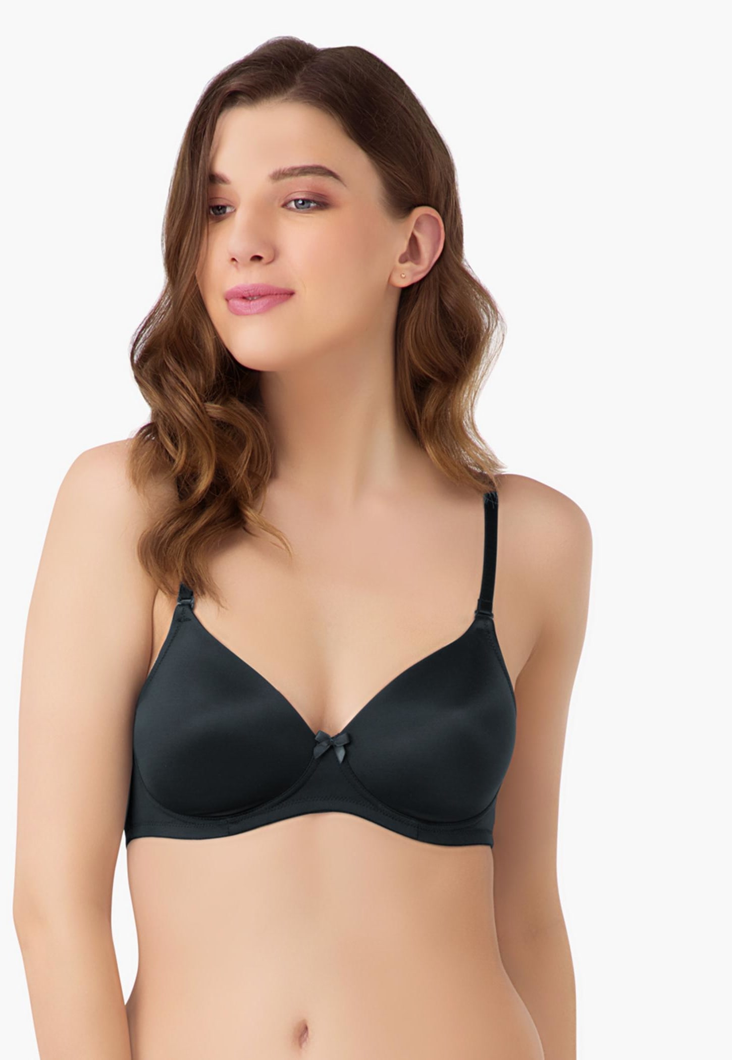 AMANTE Solid Padded Non-Wired Bra-picture-31