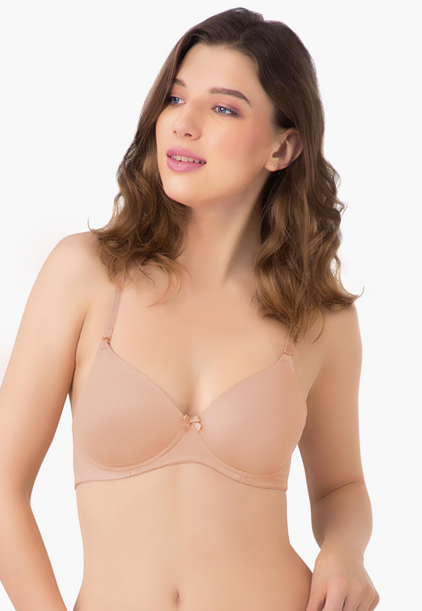 AMANTE Solid Padded Non-Wired Bra-picture-36