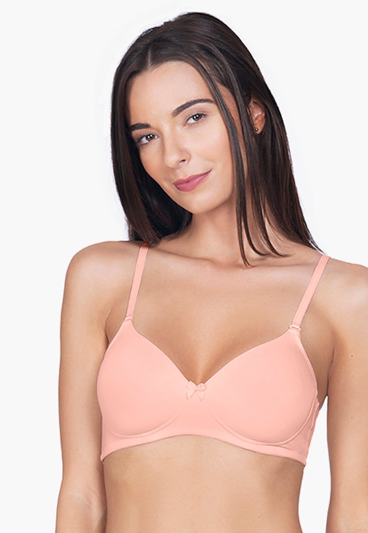 AMANTE Solid Padded Non-Wired T-Shirt Bra-picture-12