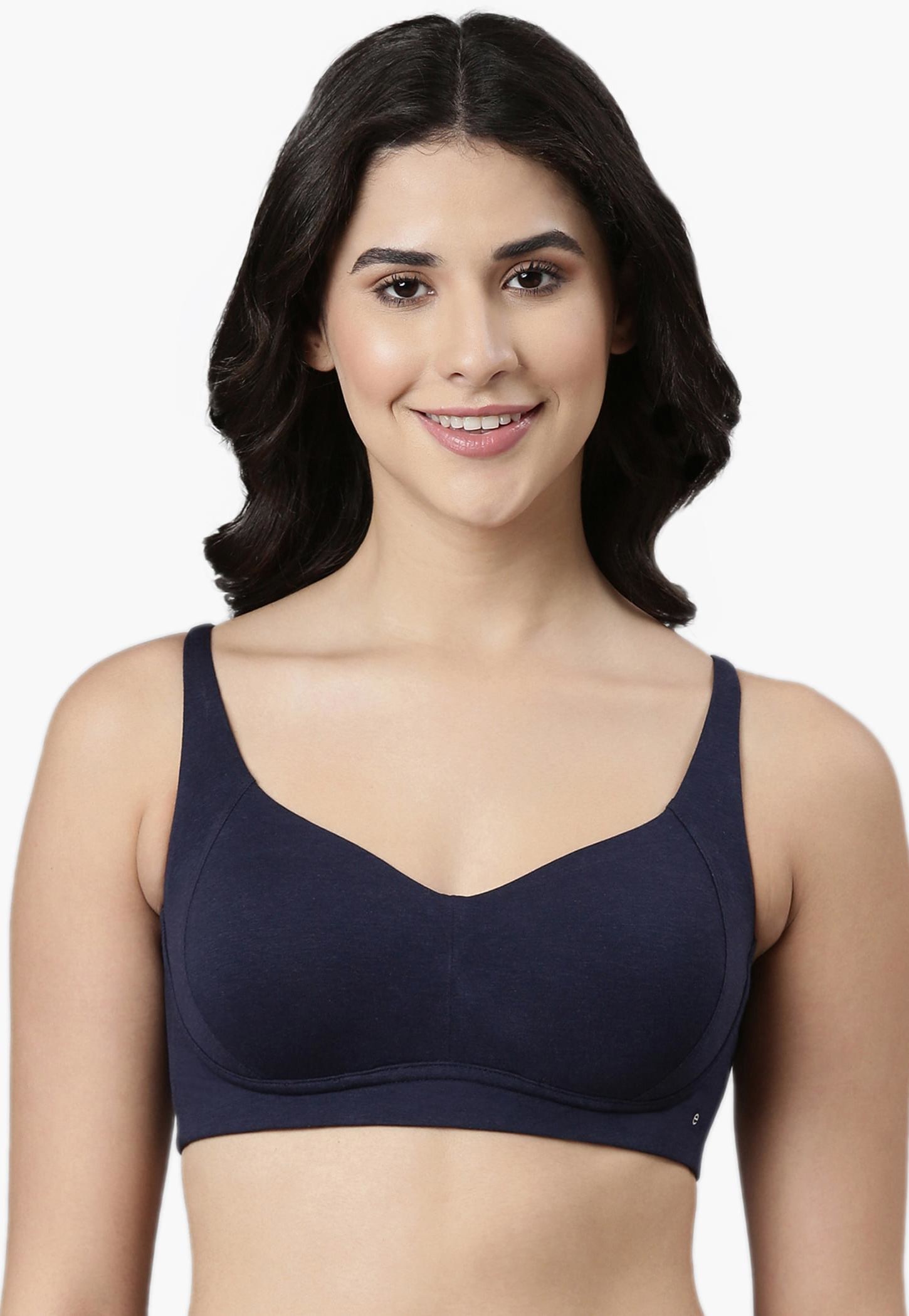 ENAMOR Solid Padded Non-Wired Minimizer Bra-picture-53