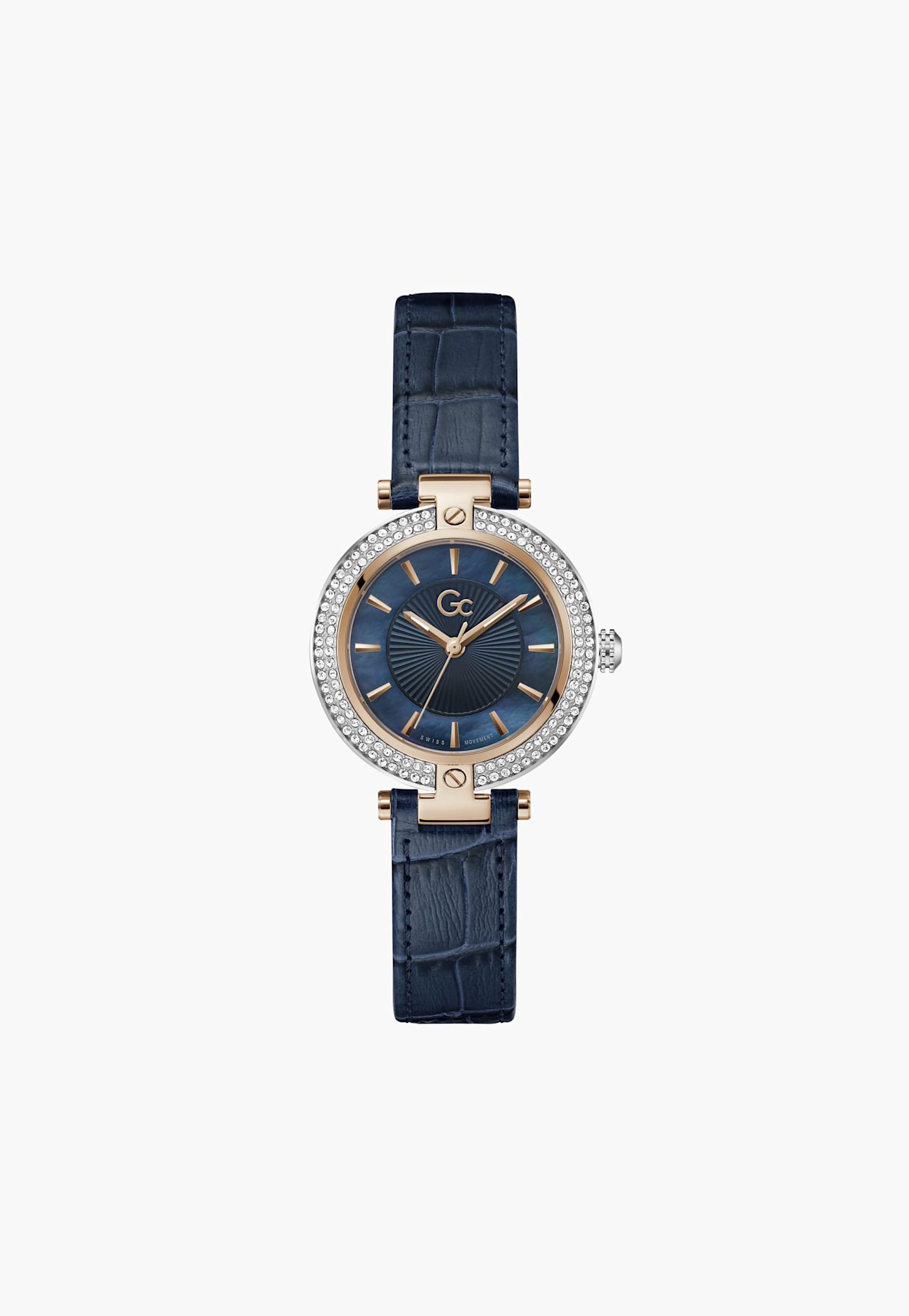 GC Sport Chic Women Embellished Analog Watch with Leather Strap - Z22003L7MF-image-6