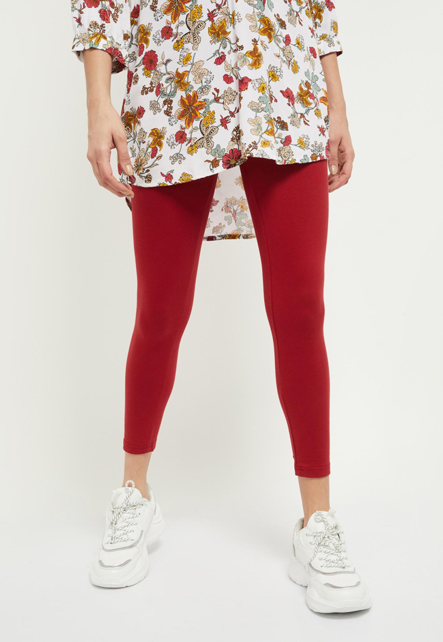 Women Solid Ankle-Length Leggings-image-13