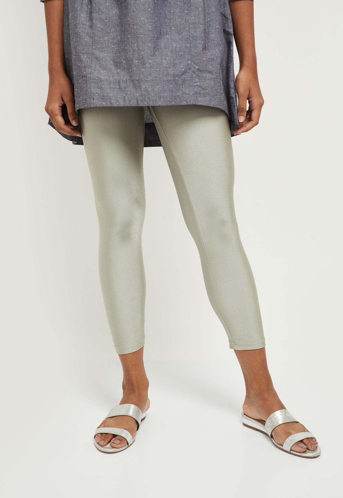 Women Solid Ankle-Length Leggings-image-14