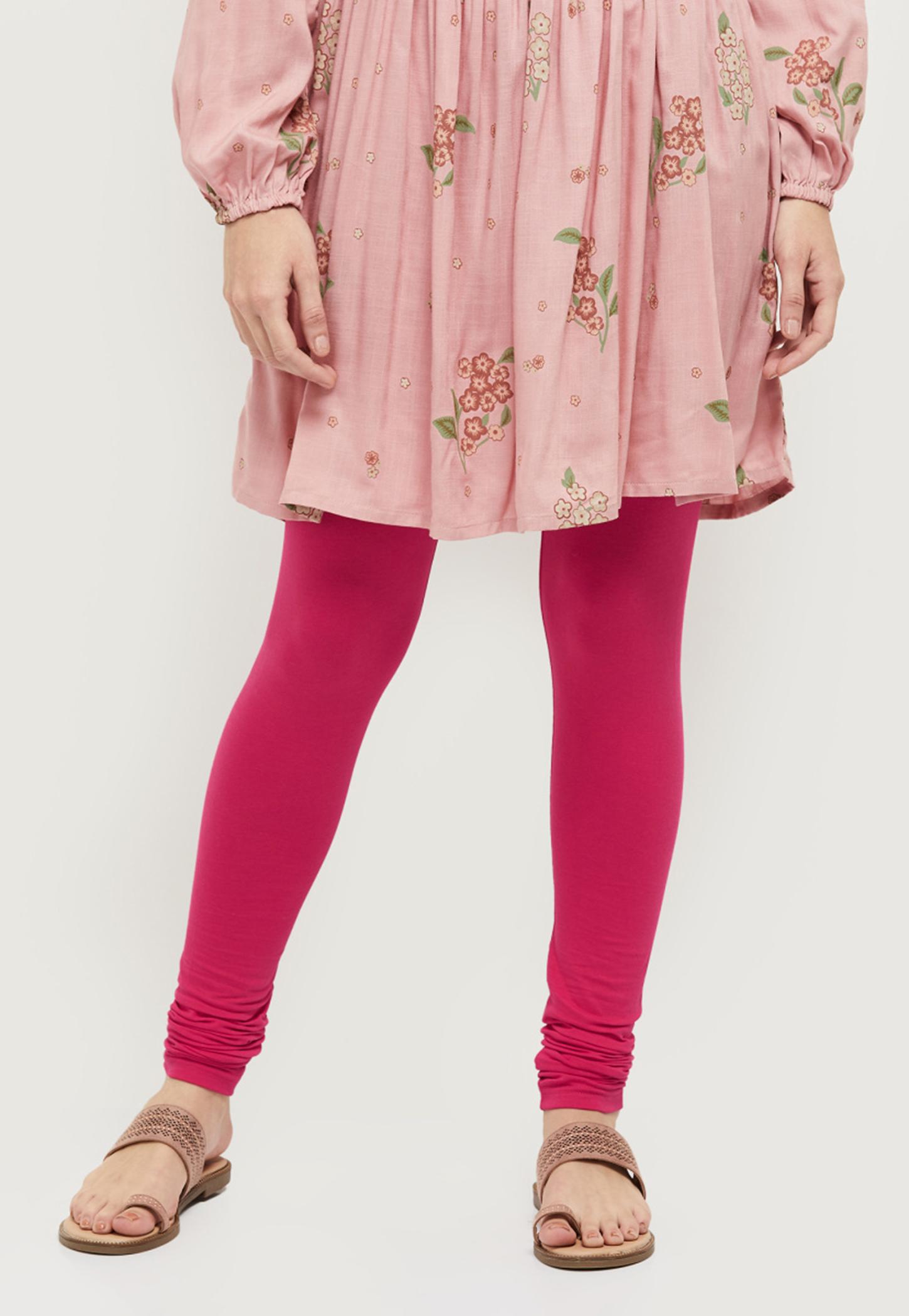 Women Solid Elasticated Churidar-image-19