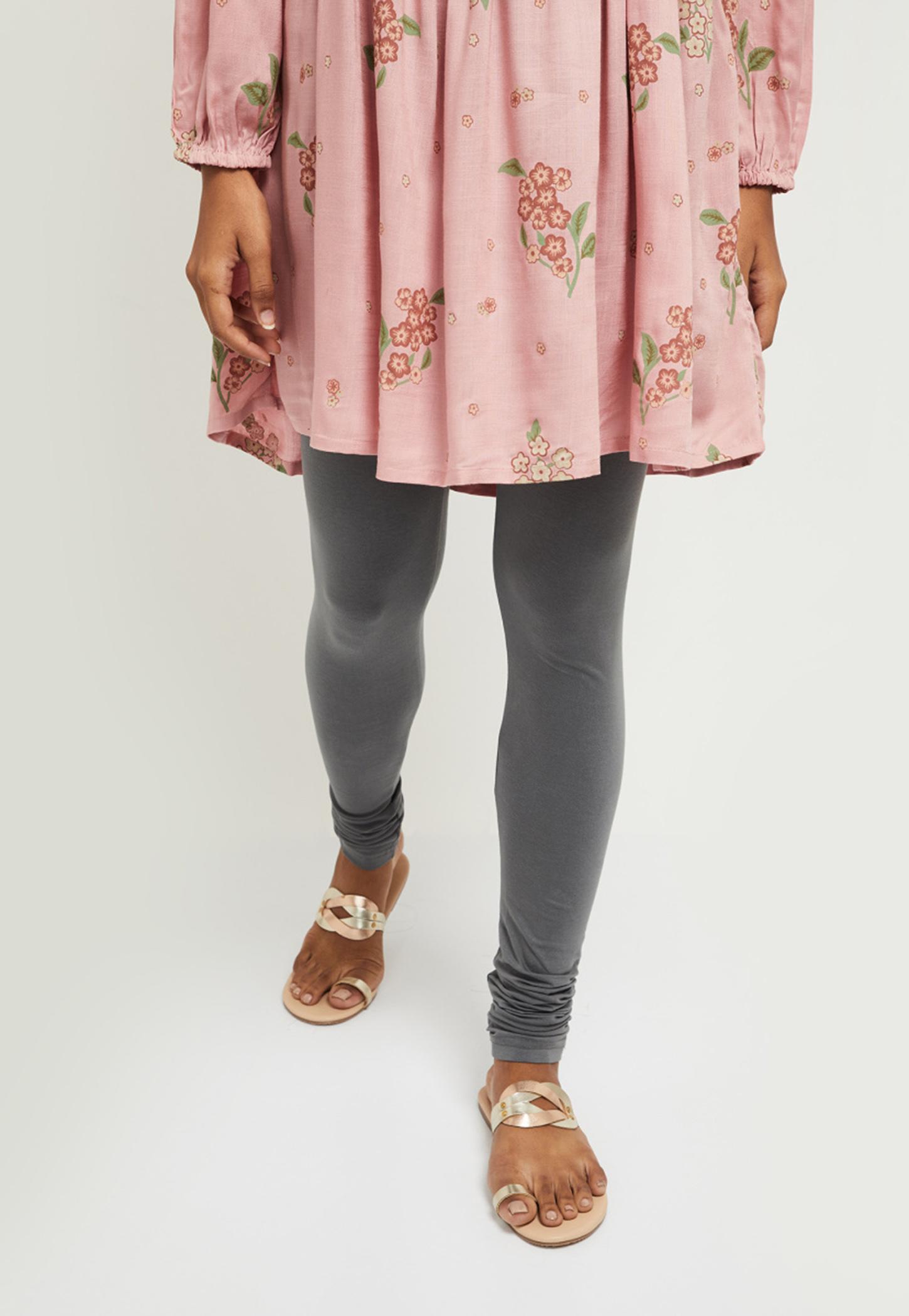 Women Solid Knitted Churidar-image-21