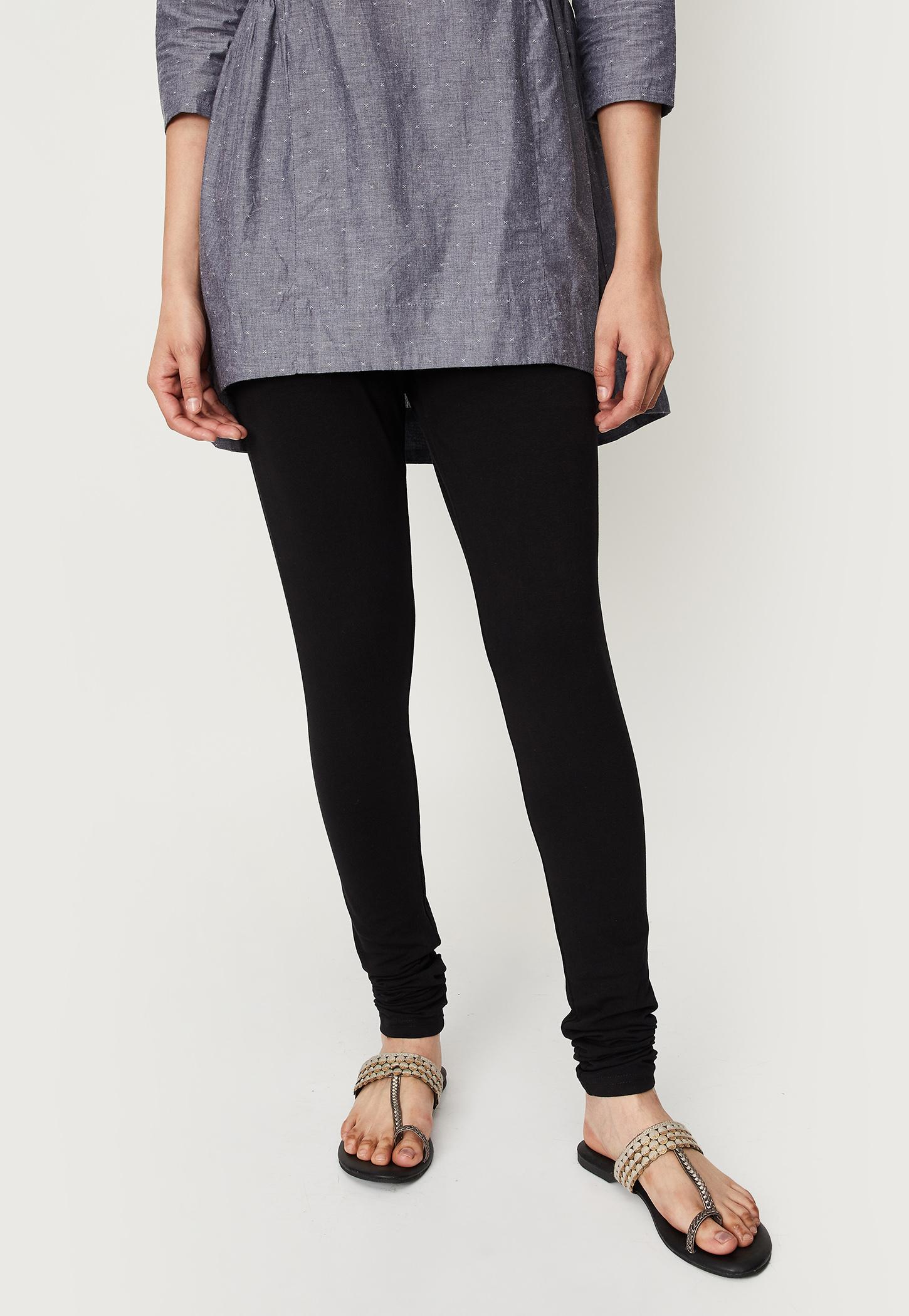 Women Solid Elasticated Churidars-image-30