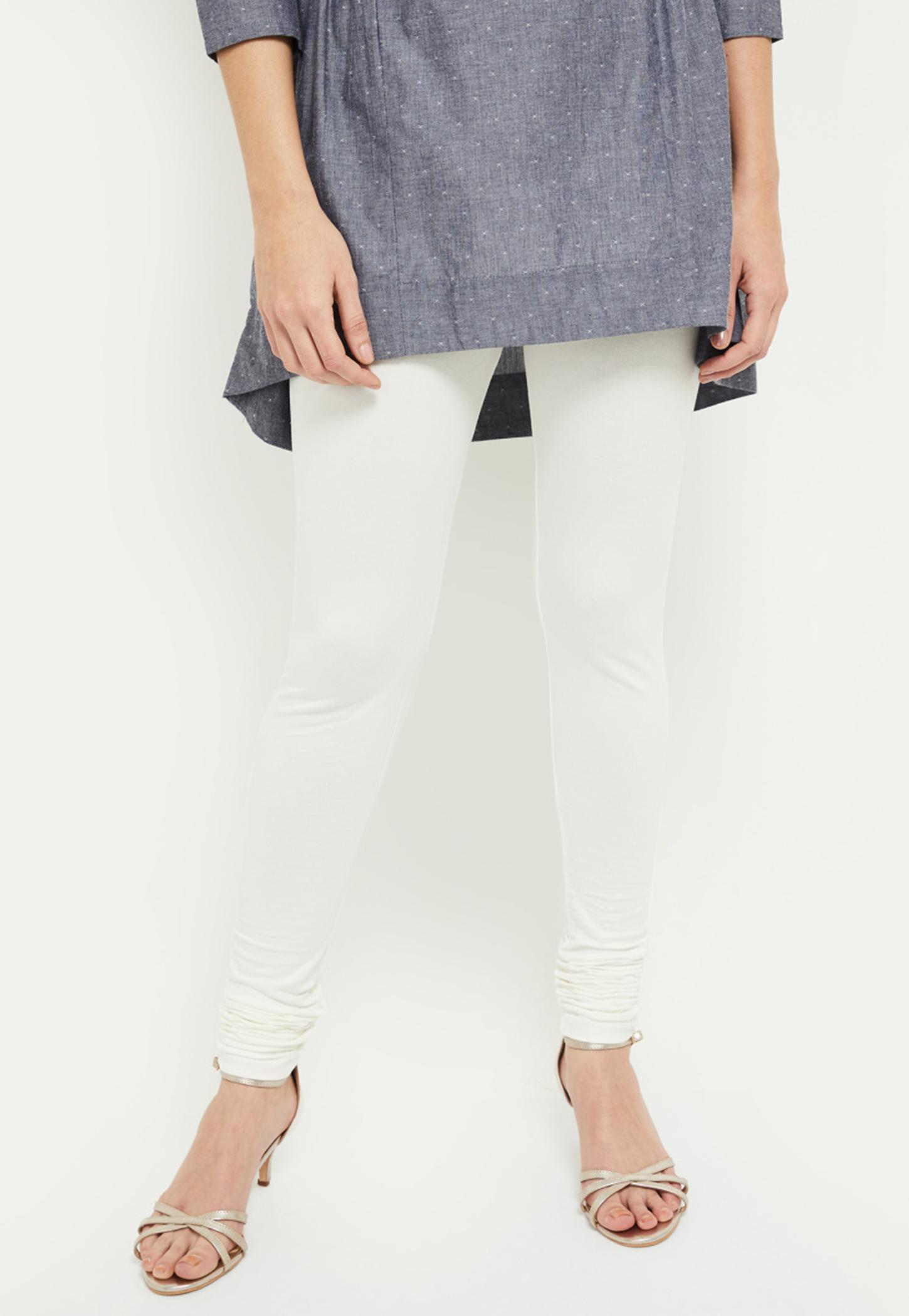 Women Solid Elasticated Churidar-image-31