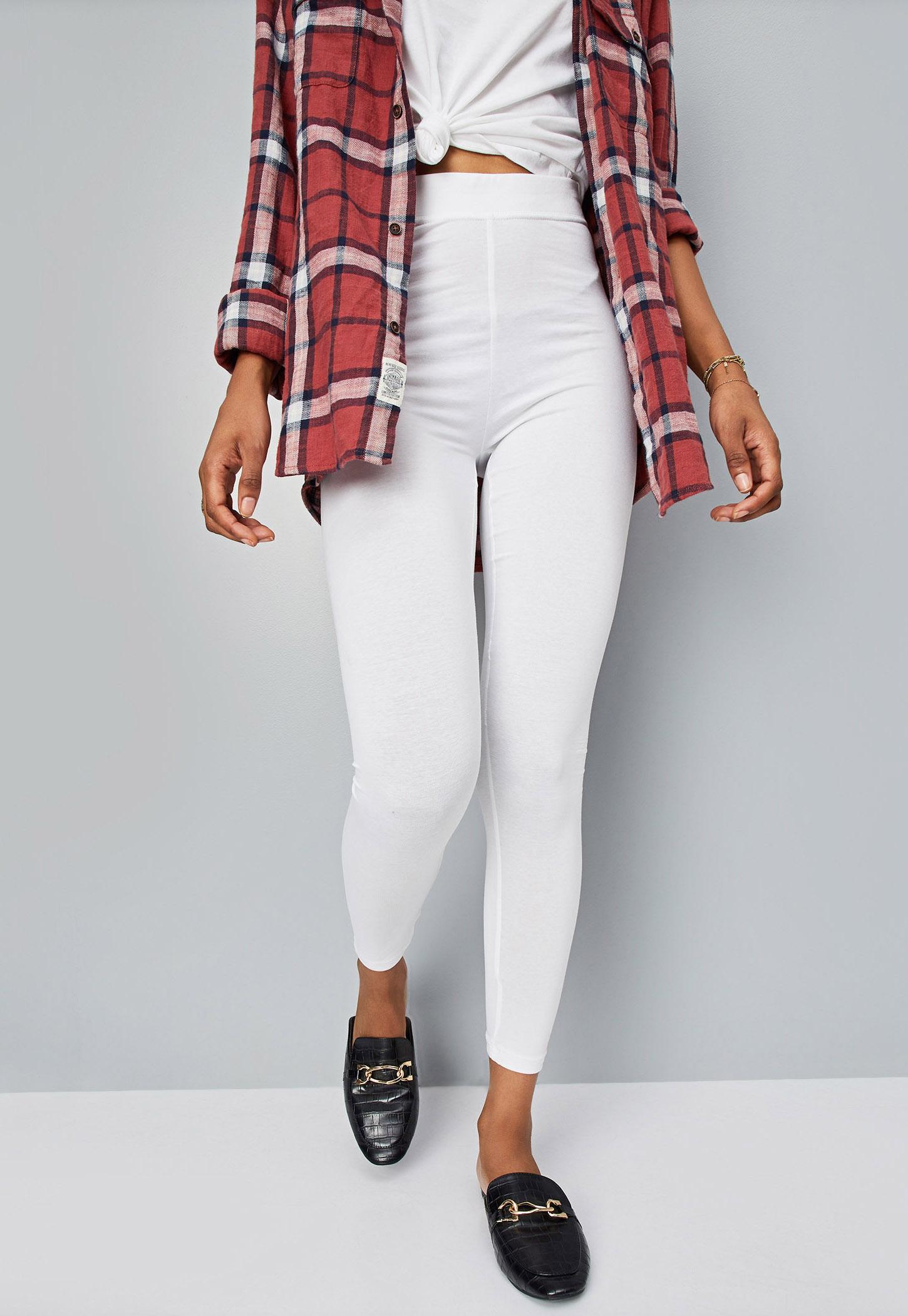 Women Solid Cropped Leggings