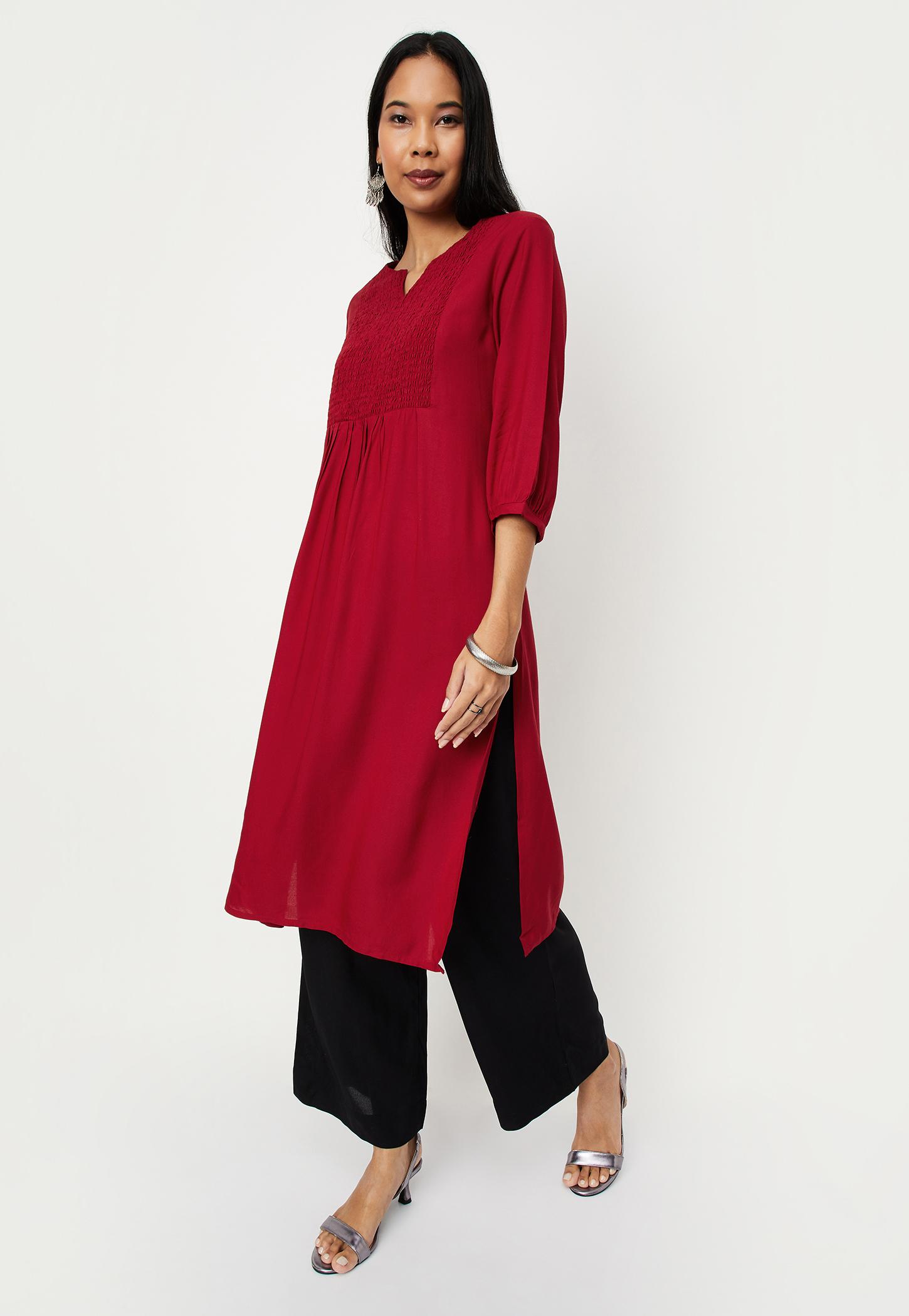 green emerald velvet dress Amazon.in: Max: Kurtas & Kurtis